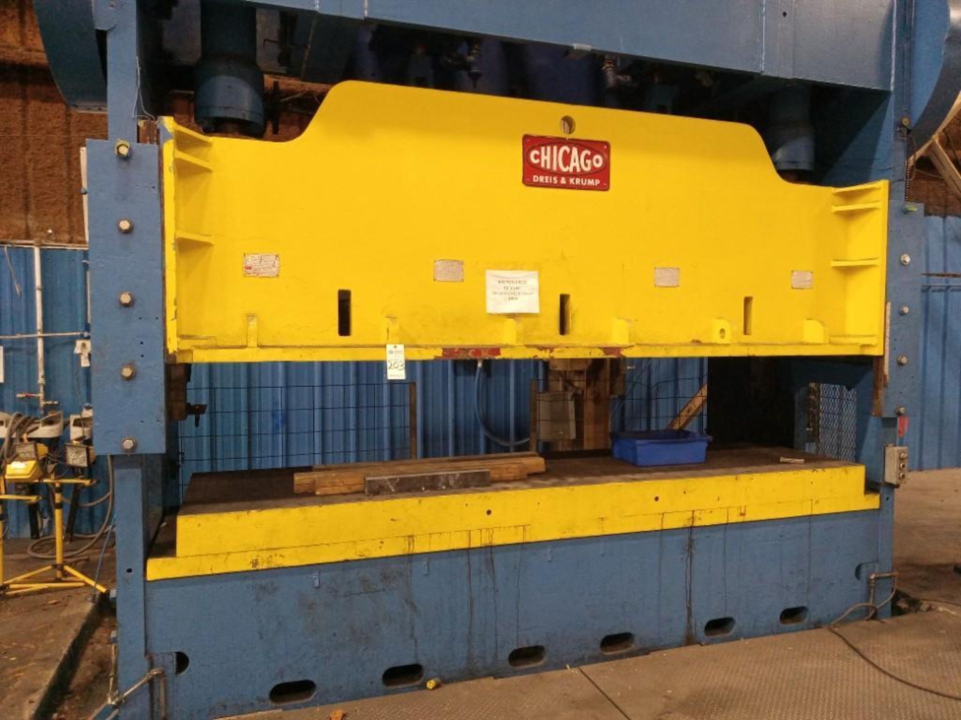 36" X 144" CHICAGO DREIS AND KRUMP 300 TON PRESS SS300-36-144 - Image 9 of 13