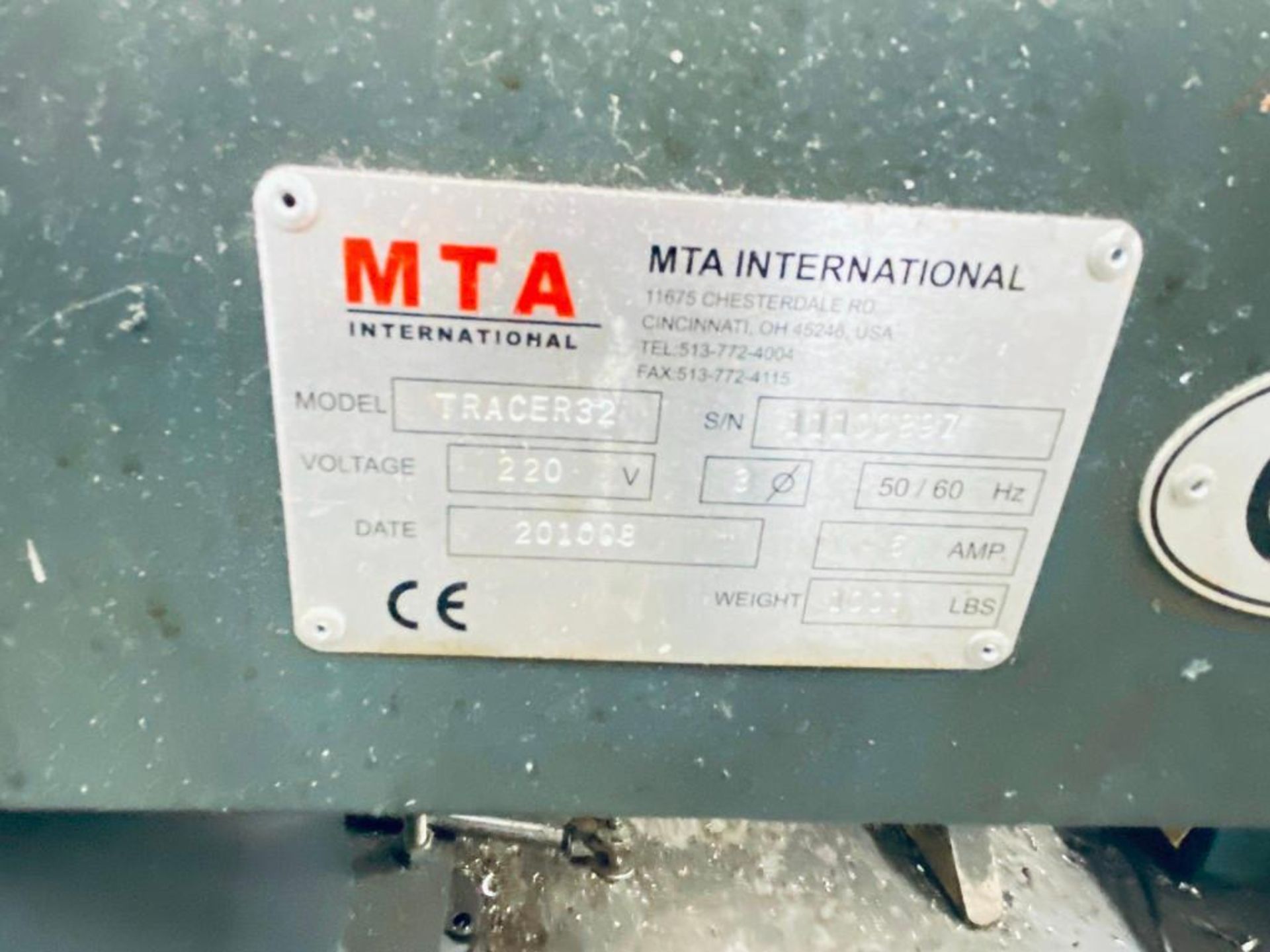 MTA INTERNATIONAL TRACER 32 BAR FEEDER - Image 8 of 8