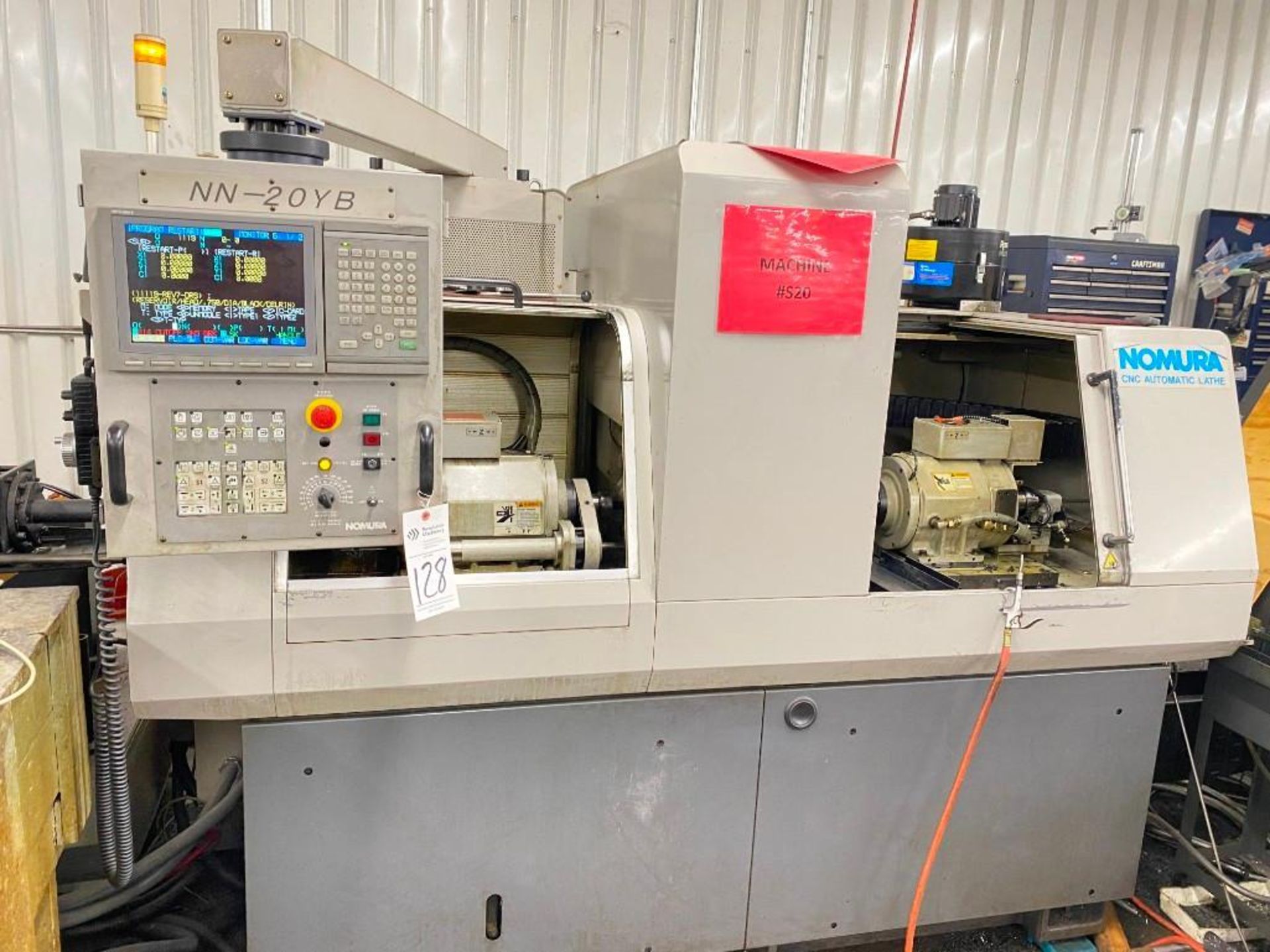 NOMURA NN-20YB CNC SWISS TURNING CENTER; YEAR: 2008 - Image 2 of 13