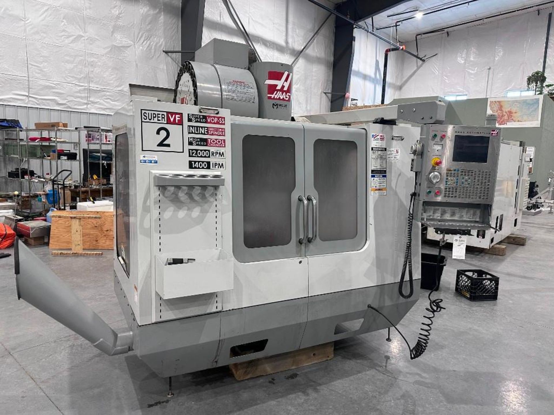 2005 HAAS VF-2SS VERTICAL MACHINING CENTER; SN: 43086 - Image 2 of 23