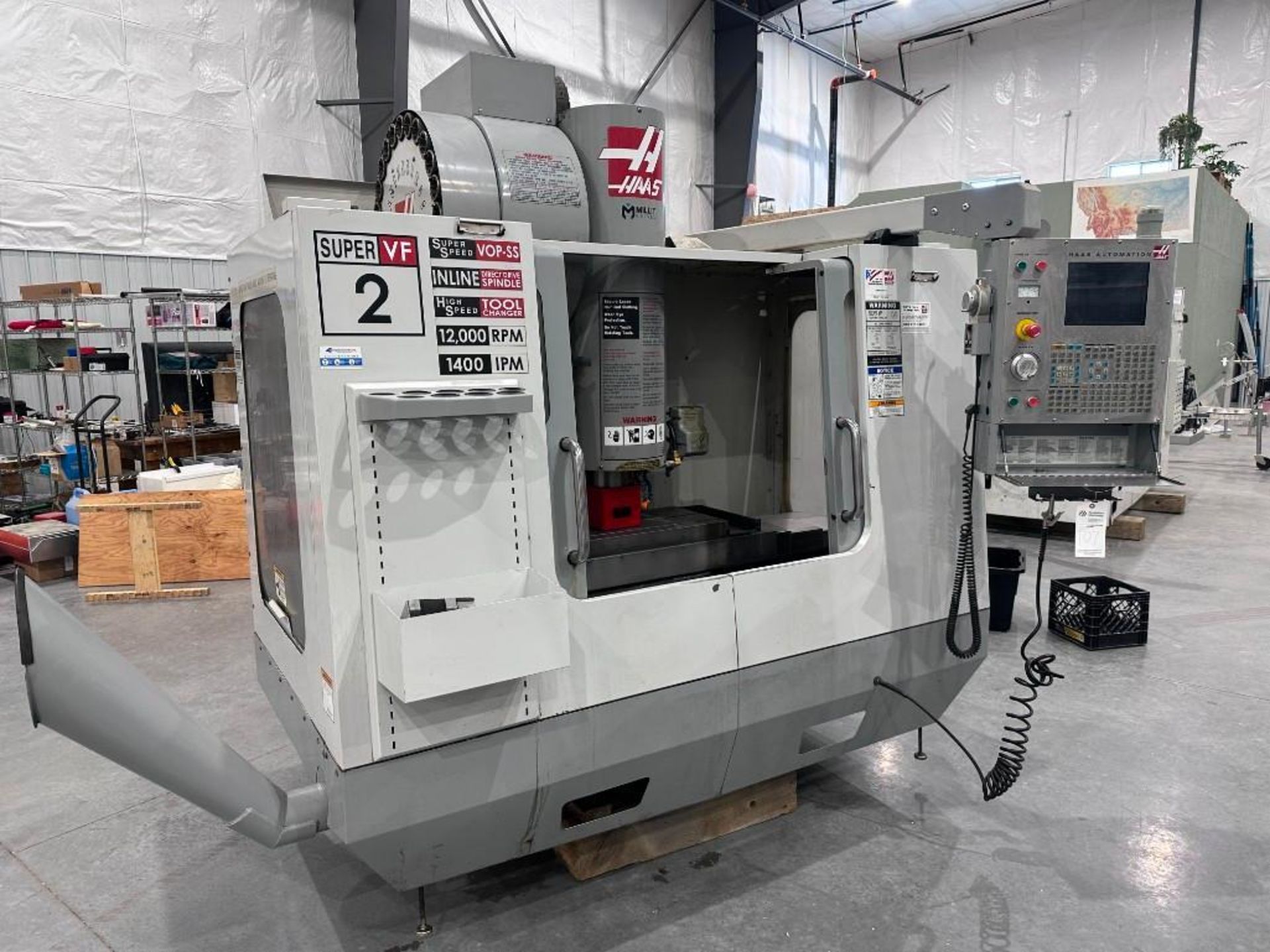 2005 HAAS VF-2SS VERTICAL MACHINING CENTER; SN: 43086 - Image 11 of 23