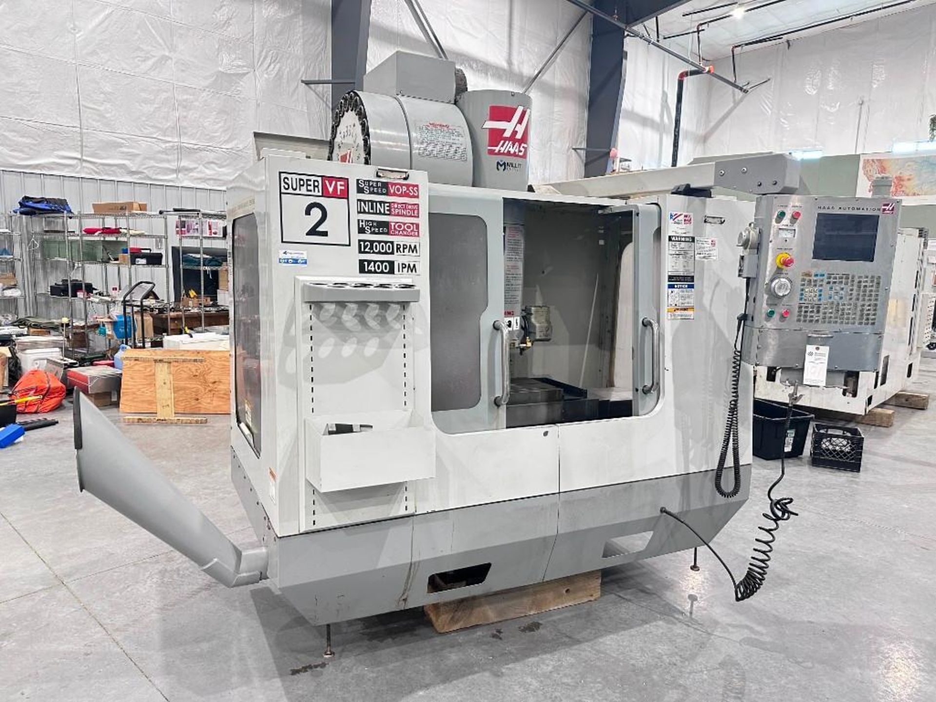 2005 HAAS VF-2SS VERTICAL MACHINING CENTER; SN: 43086 - Image 5 of 23