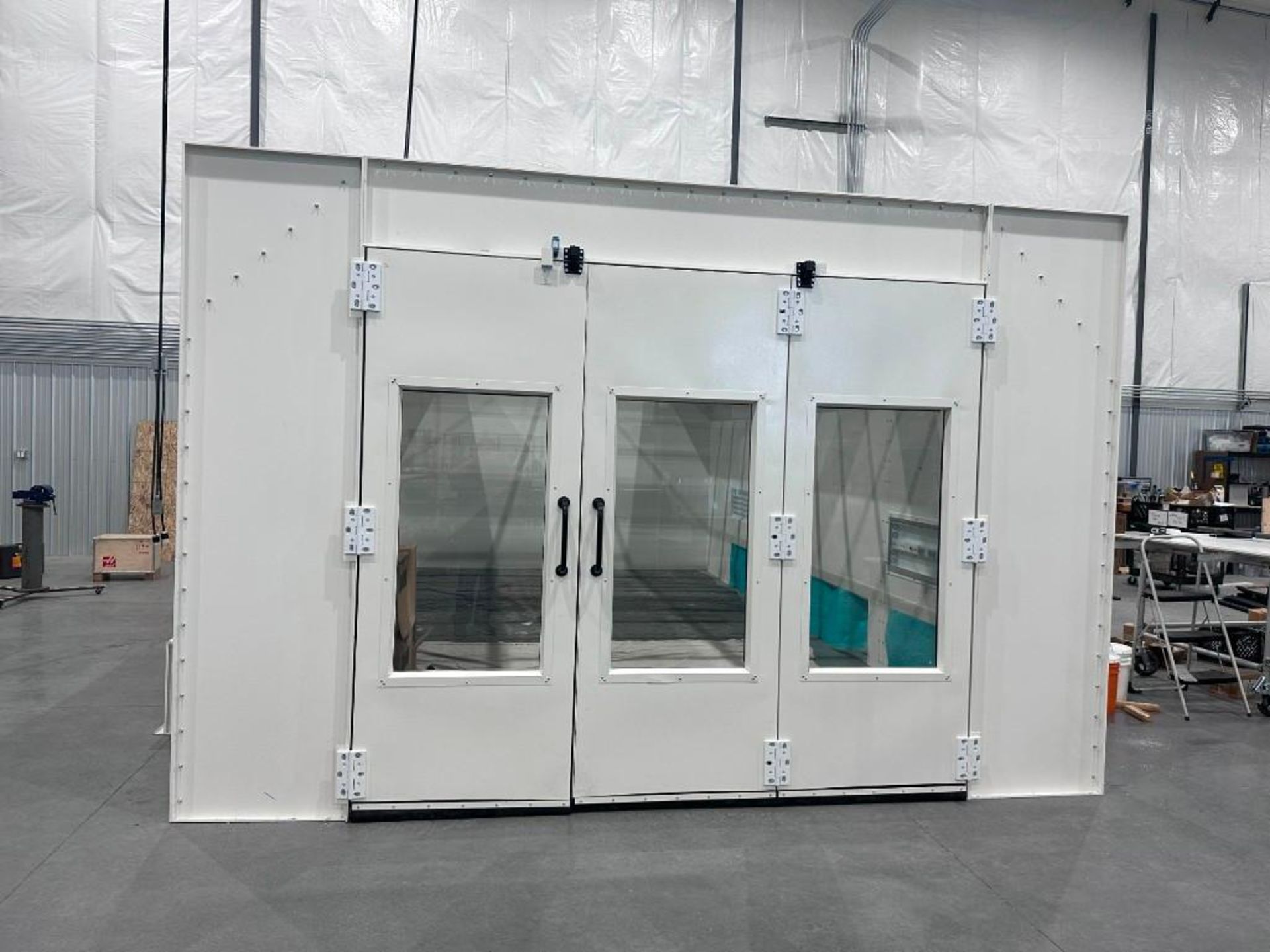IDEAL PSB-SDD26B-AK PAINT BOOTH W/SIDE DOWN DRAFT - 26' - Image 14 of 20
