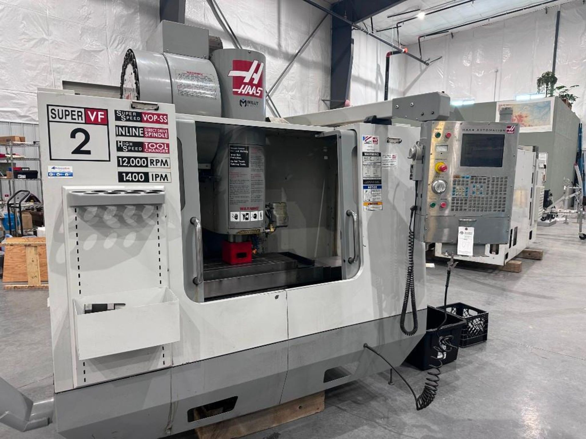 2005 HAAS VF-2SS VERTICAL MACHINING CENTER; SN: 43086 - Image 10 of 23