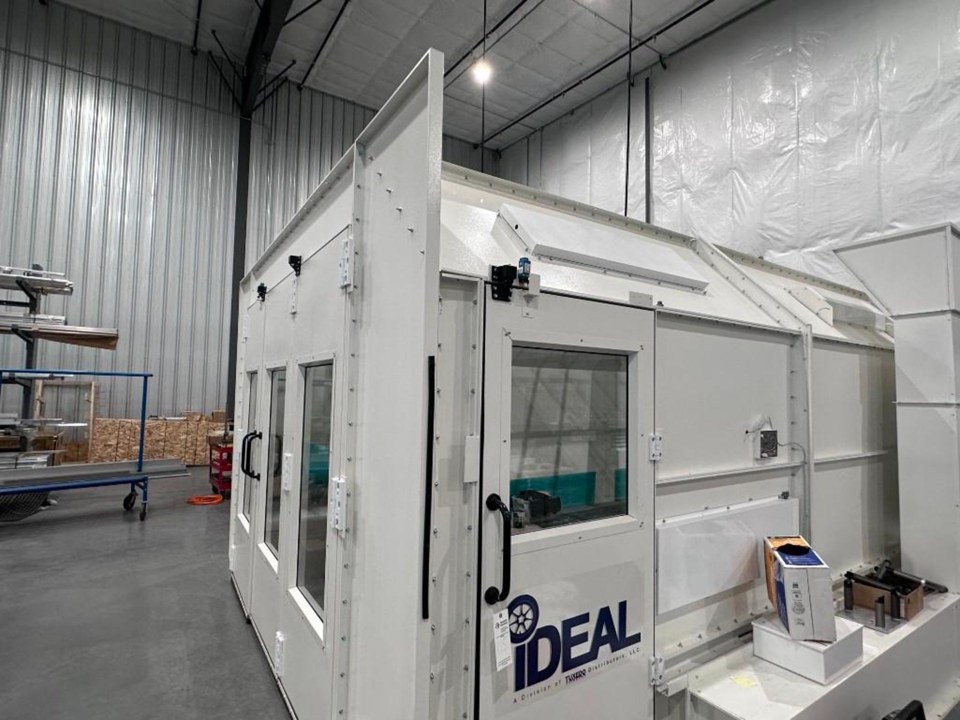 IDEAL PSB-SDD26B-AK PAINT BOOTH W/SIDE DOWN DRAFT - 26' - Image 16 of 20