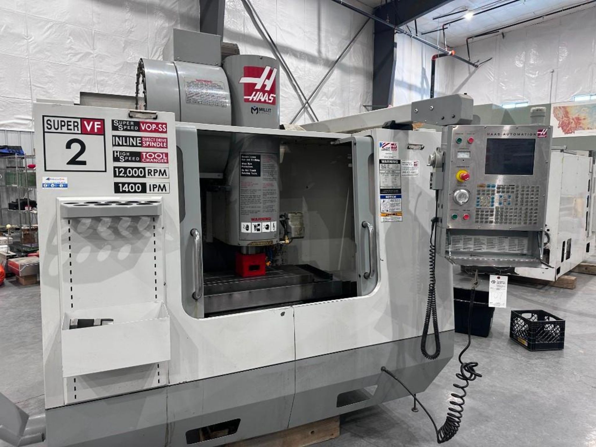 2005 HAAS VF-2SS VERTICAL MACHINING CENTER; SN: 43086 - Image 12 of 23