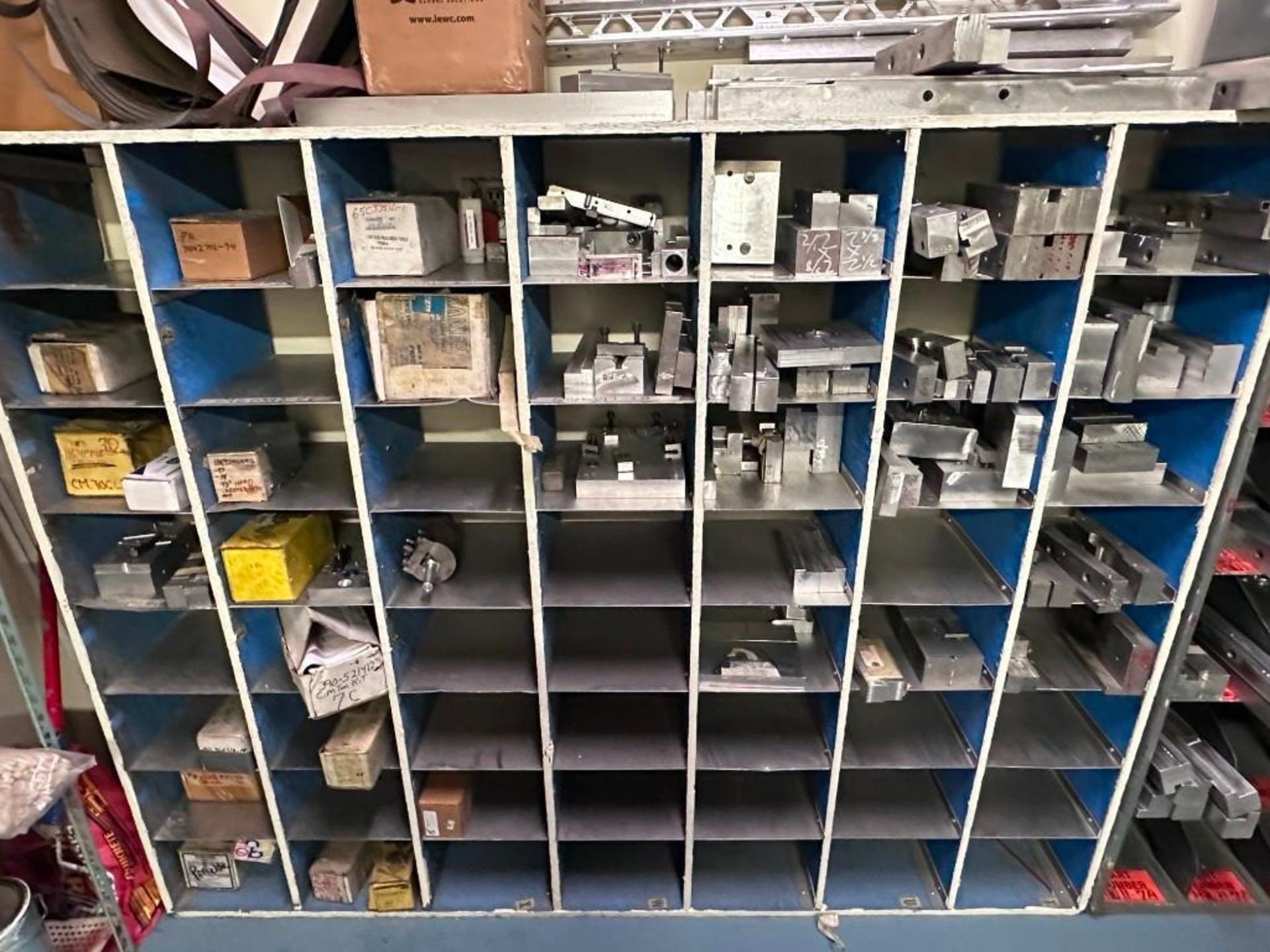 SHELVING UNITS WITH CONTENTS (MOSTLY ALUMINUM) - Image 8 of 12
