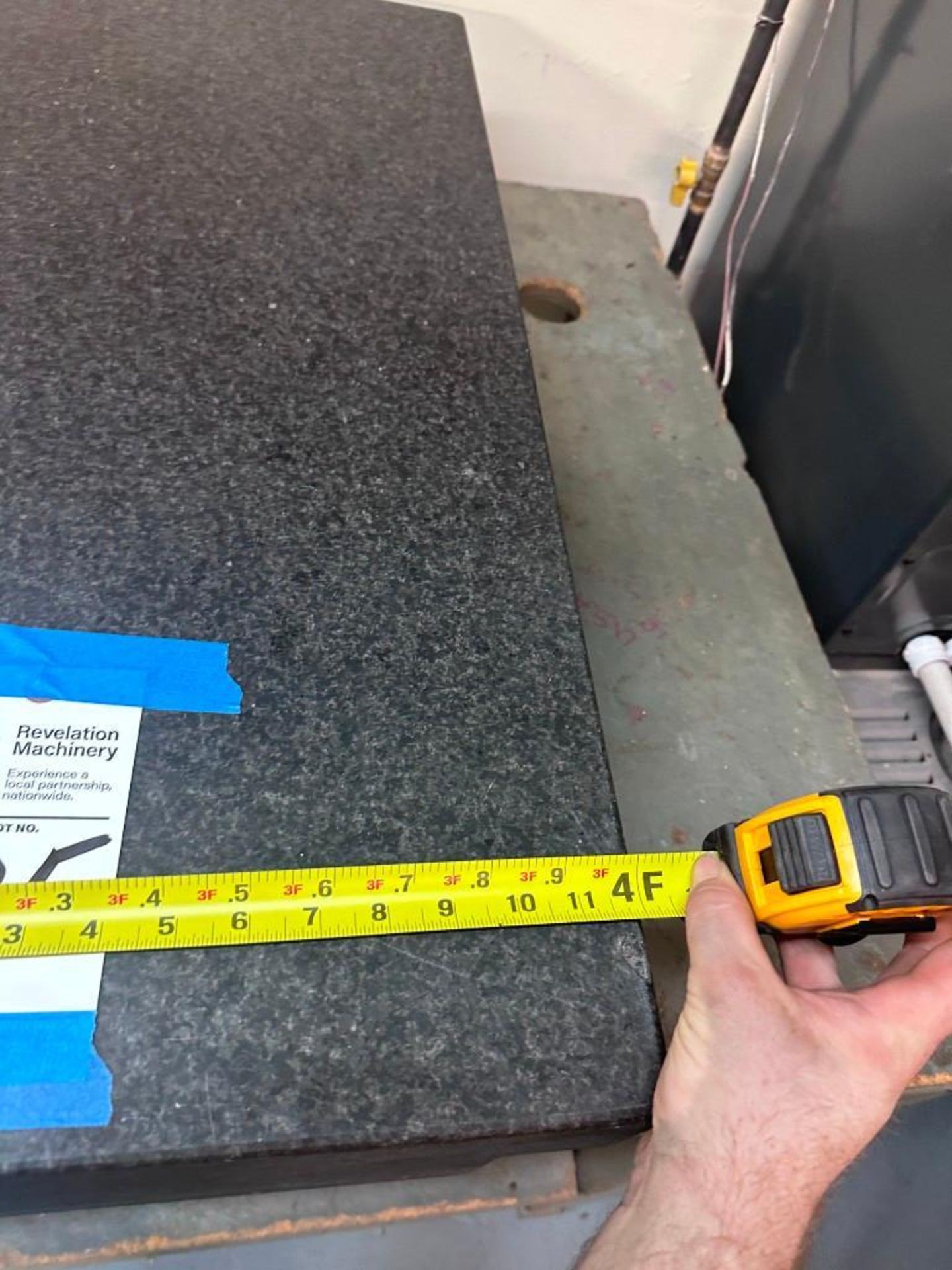 PRECISION GRANITE CO. INSPECTION SURFACE PLATE AND TABLE - Image 5 of 8