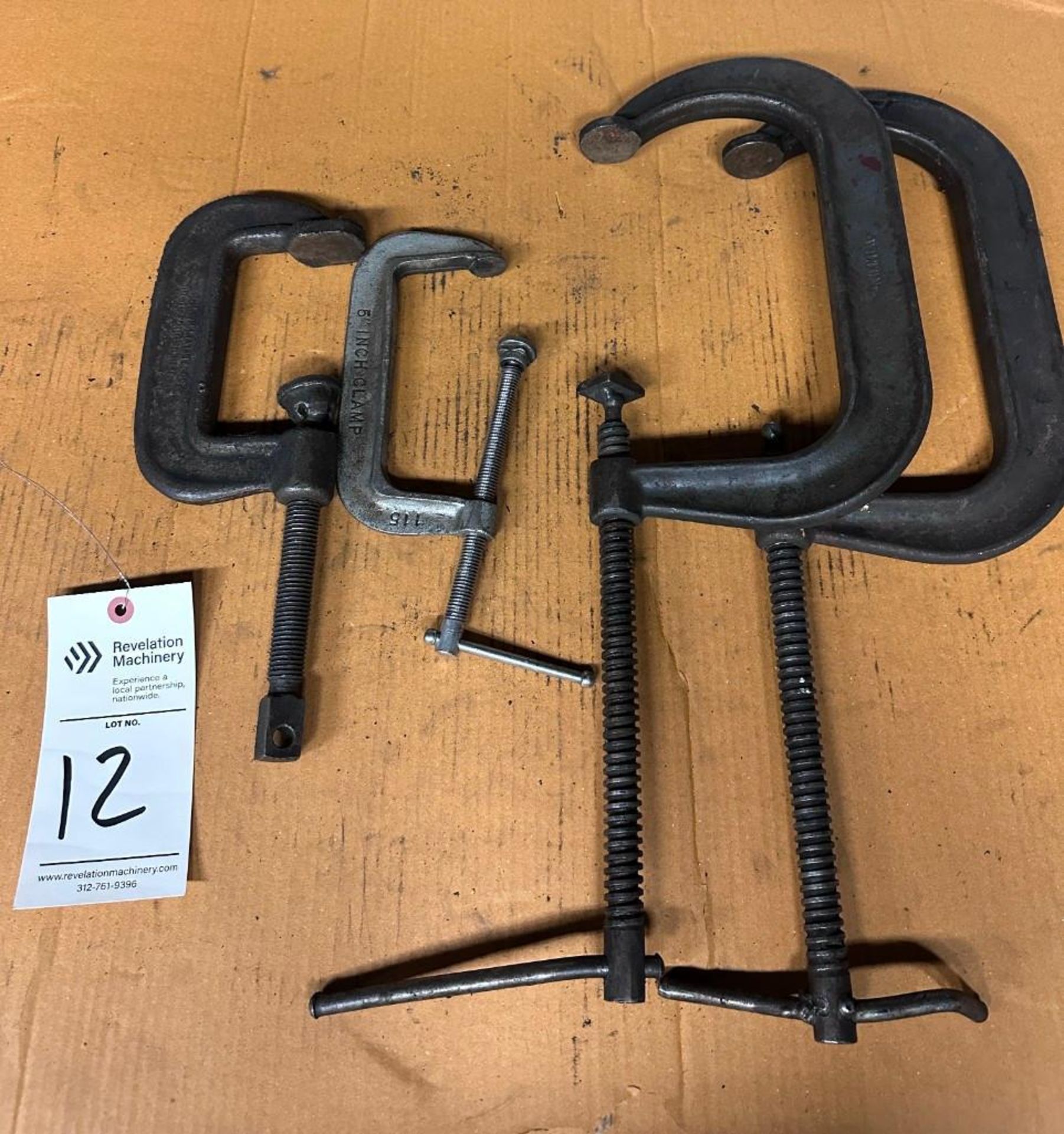 LOT OF C CLAMPS