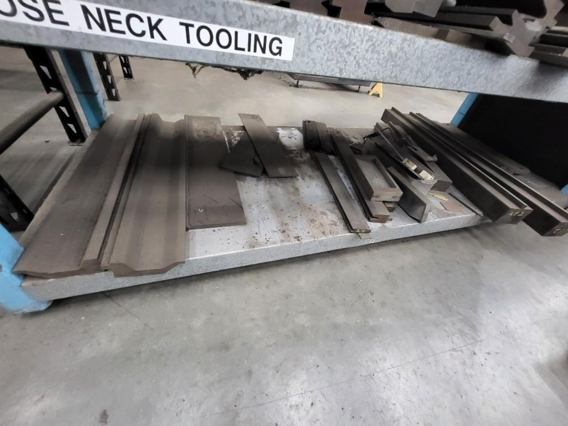 LOT OF PRESS BRAKE TOOLING WITH SHELF - Image 10 of 18