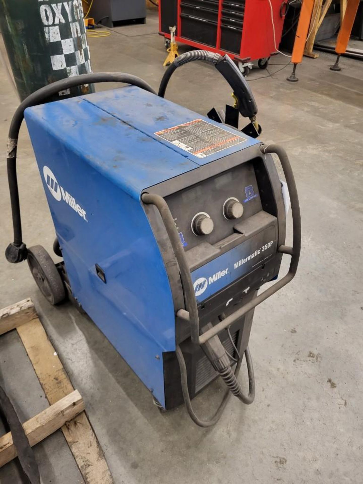 MILLERMATIC 350P MIG WELDING POWER SOURCE SN:MH383060N - Image 2 of 7