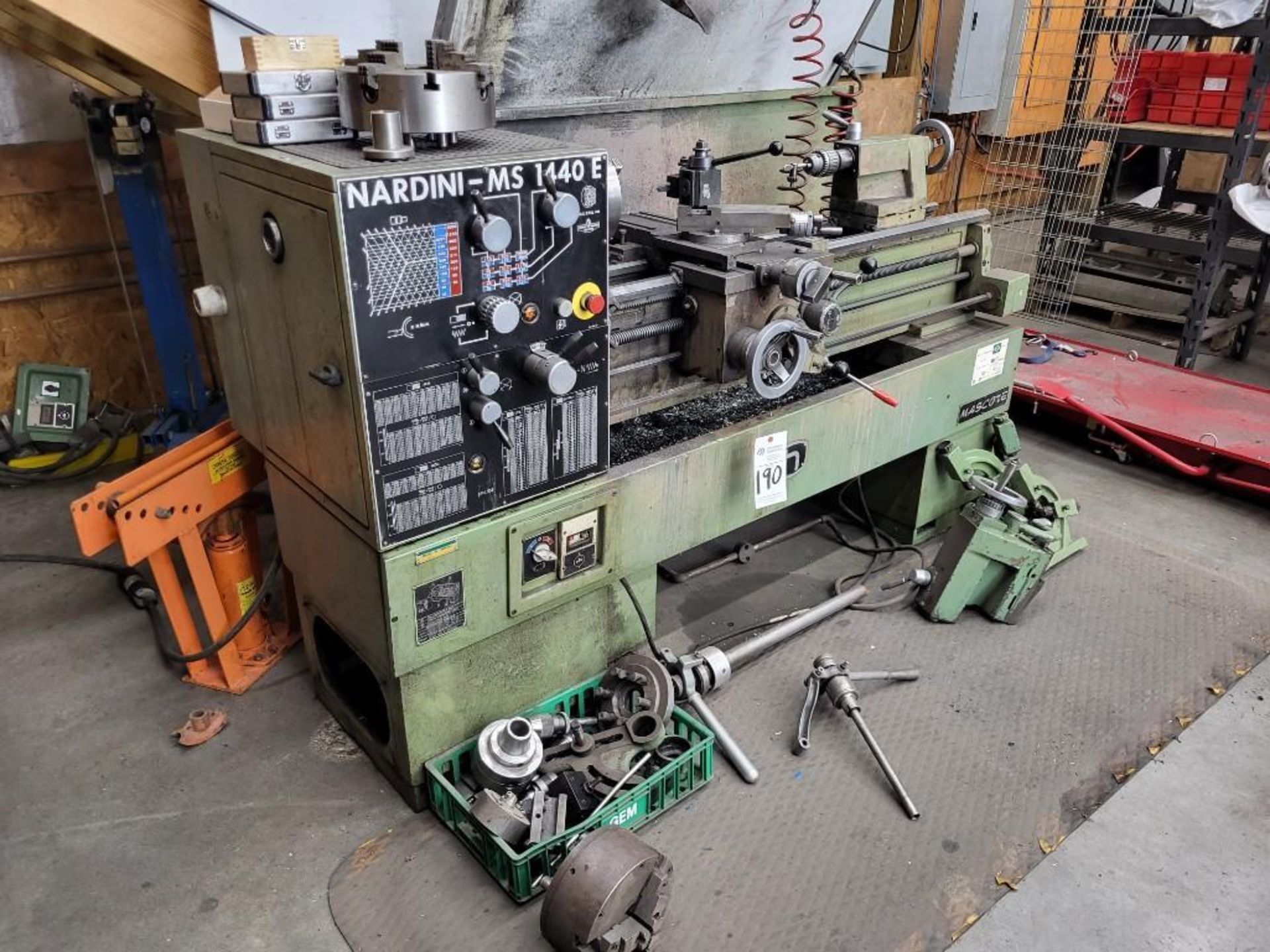 NARDINI MASCOTE MS-1440E ENGINE LATHE - Image 3 of 16