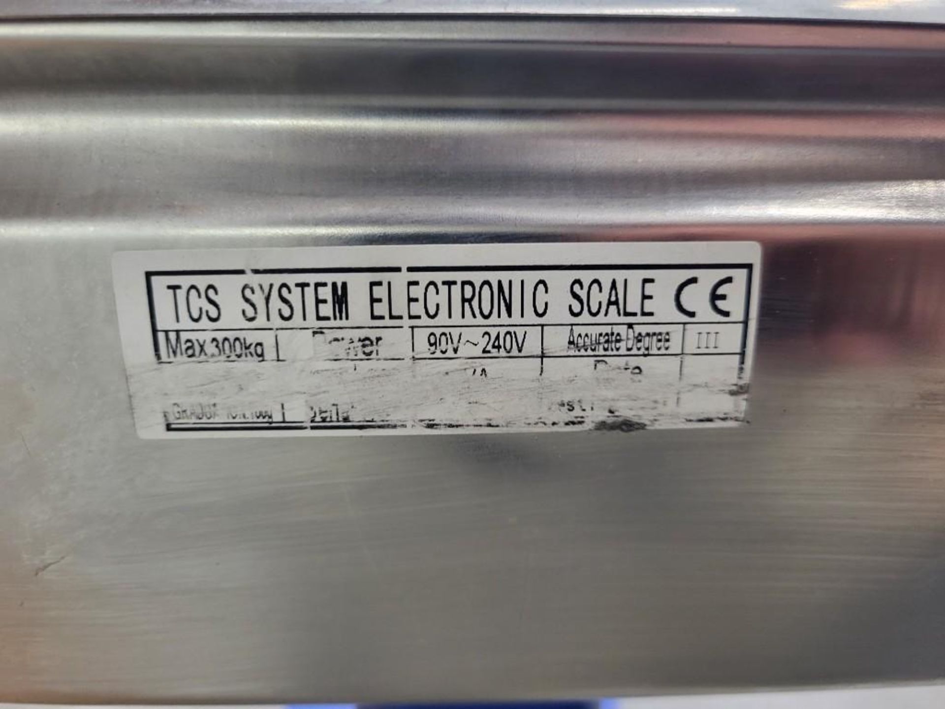 TCS SYSTEM ELECTRONIC SCALE - Image 5 of 5