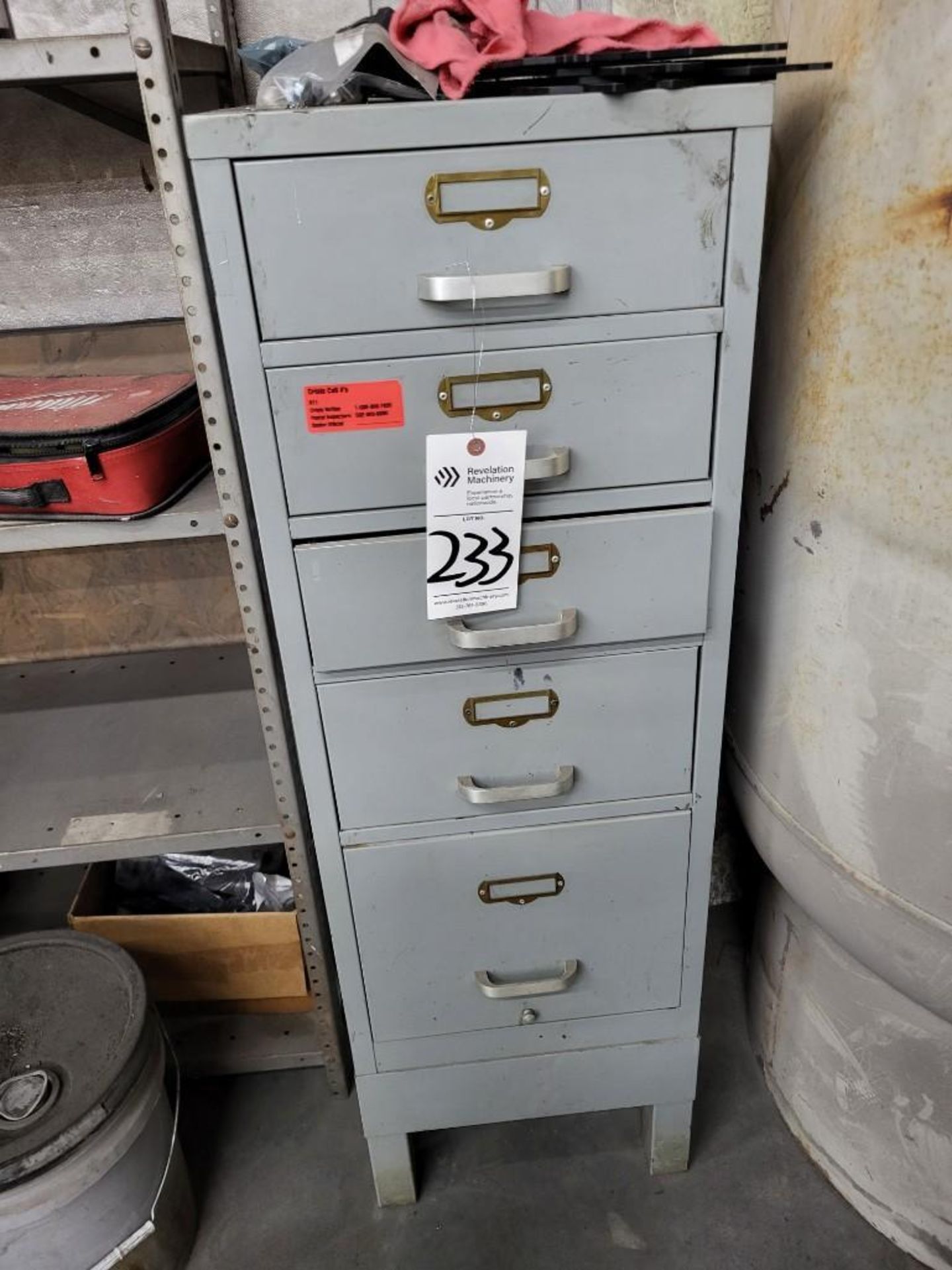 HEAVY METAL FILING/STORAGE CABINET - Image 2 of 4