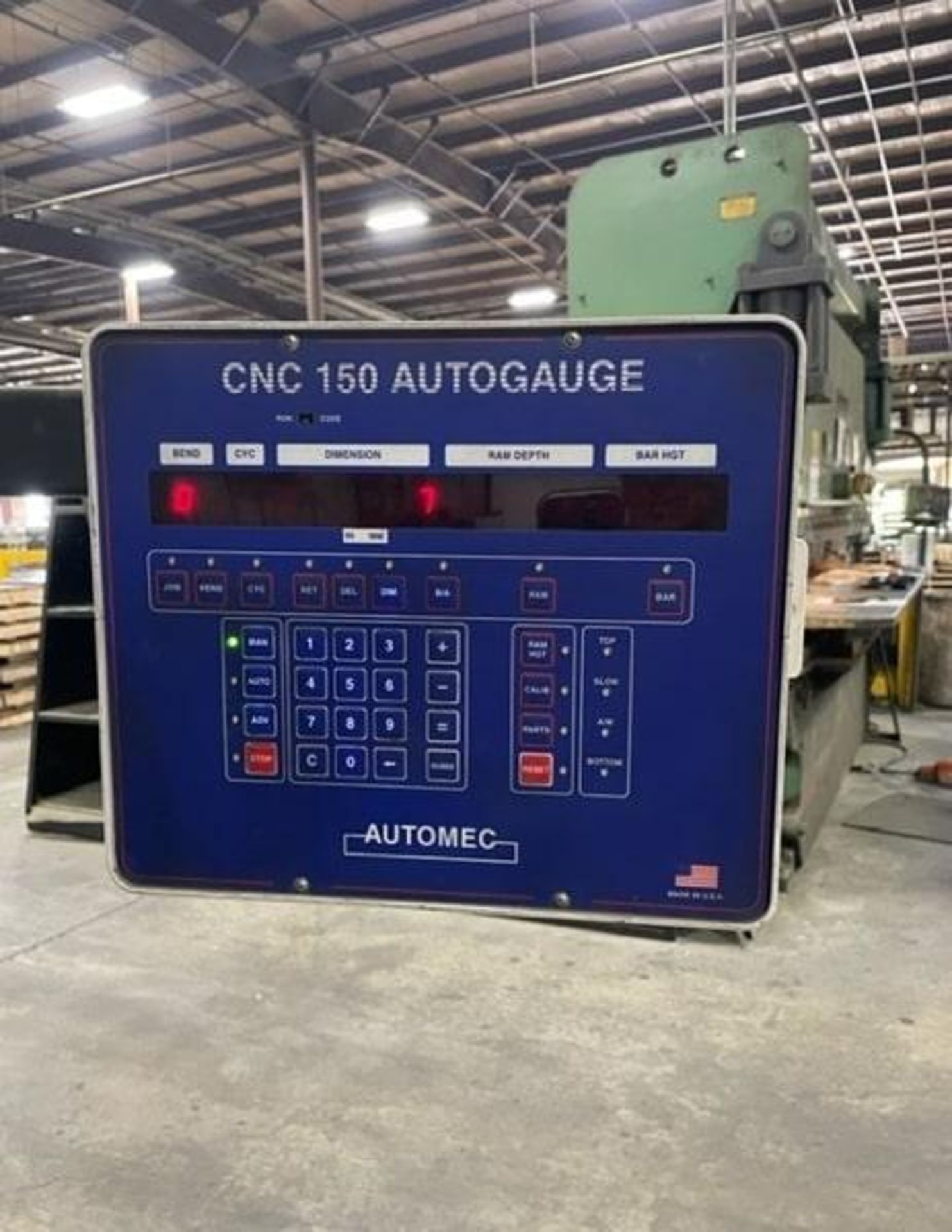 175 TON X 12′ CINCINNATI 175CB X 10 CNC PRESS BRAKE; NEEDS REPAIR - Image 11 of 11