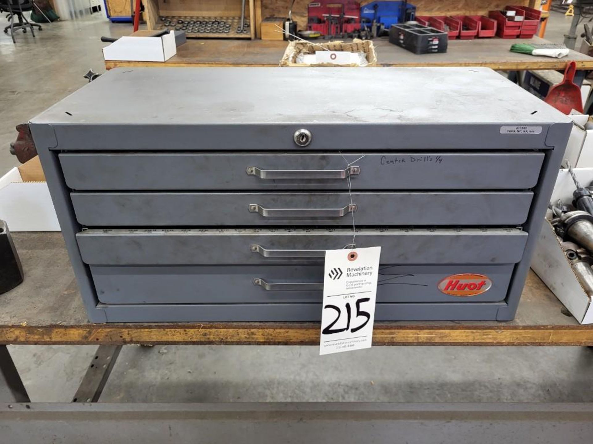 HUOT TOOL STORAGE DRAWERS WITH CONTENTS