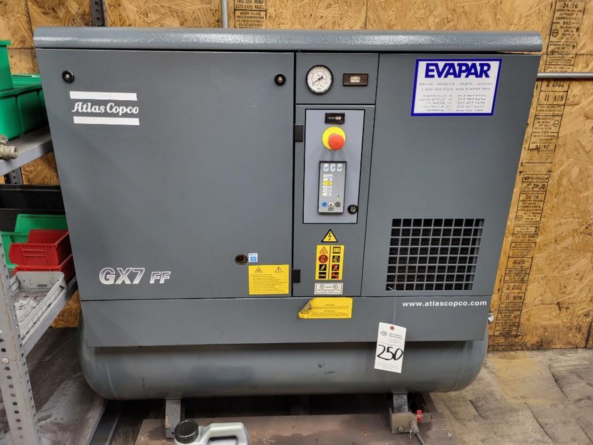 ATLAS COPCO GX7FF AIR COMPRESSOR