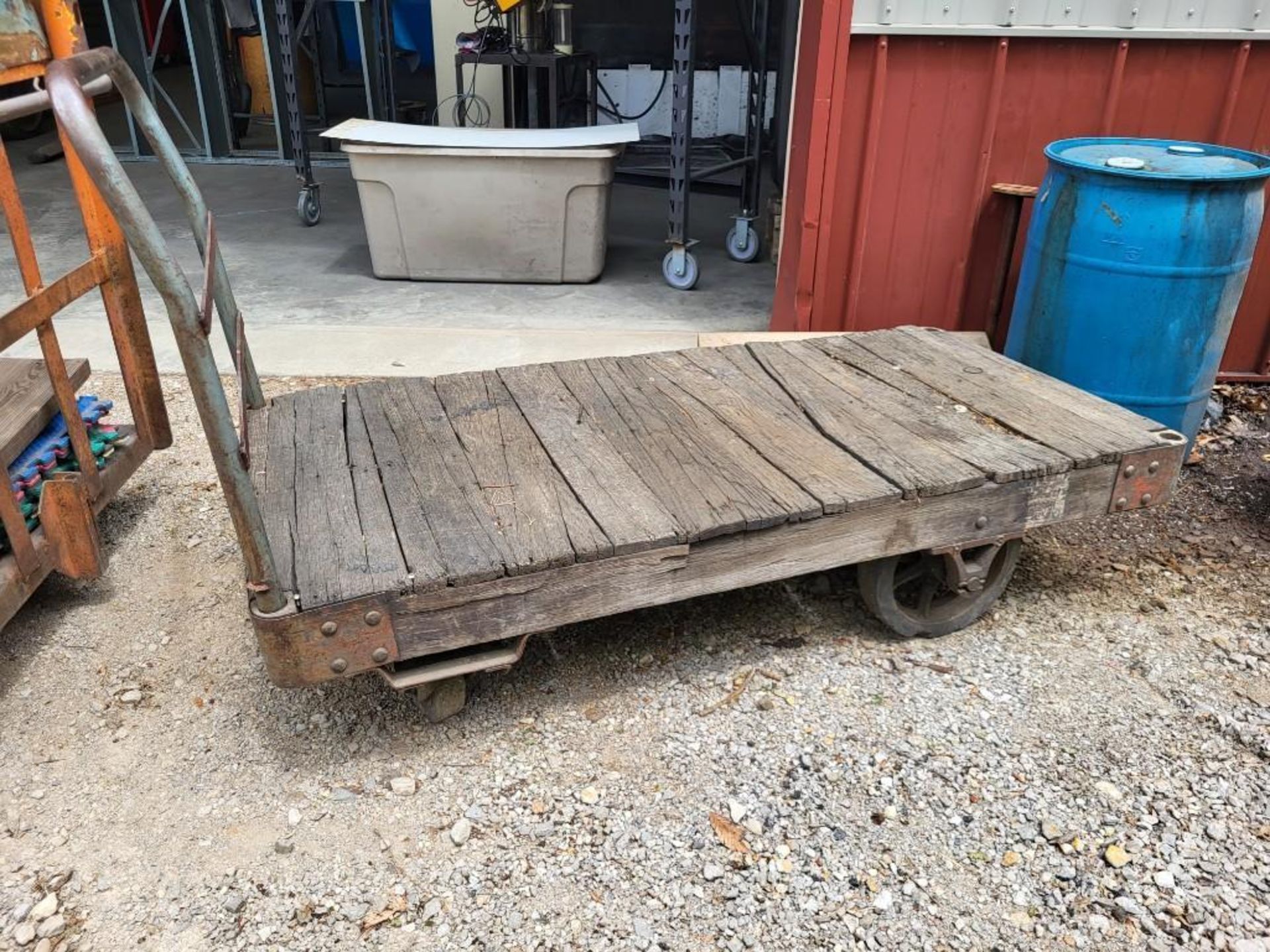 LOT OF 4 TROLLEYS AND CARTS - Image 4 of 6