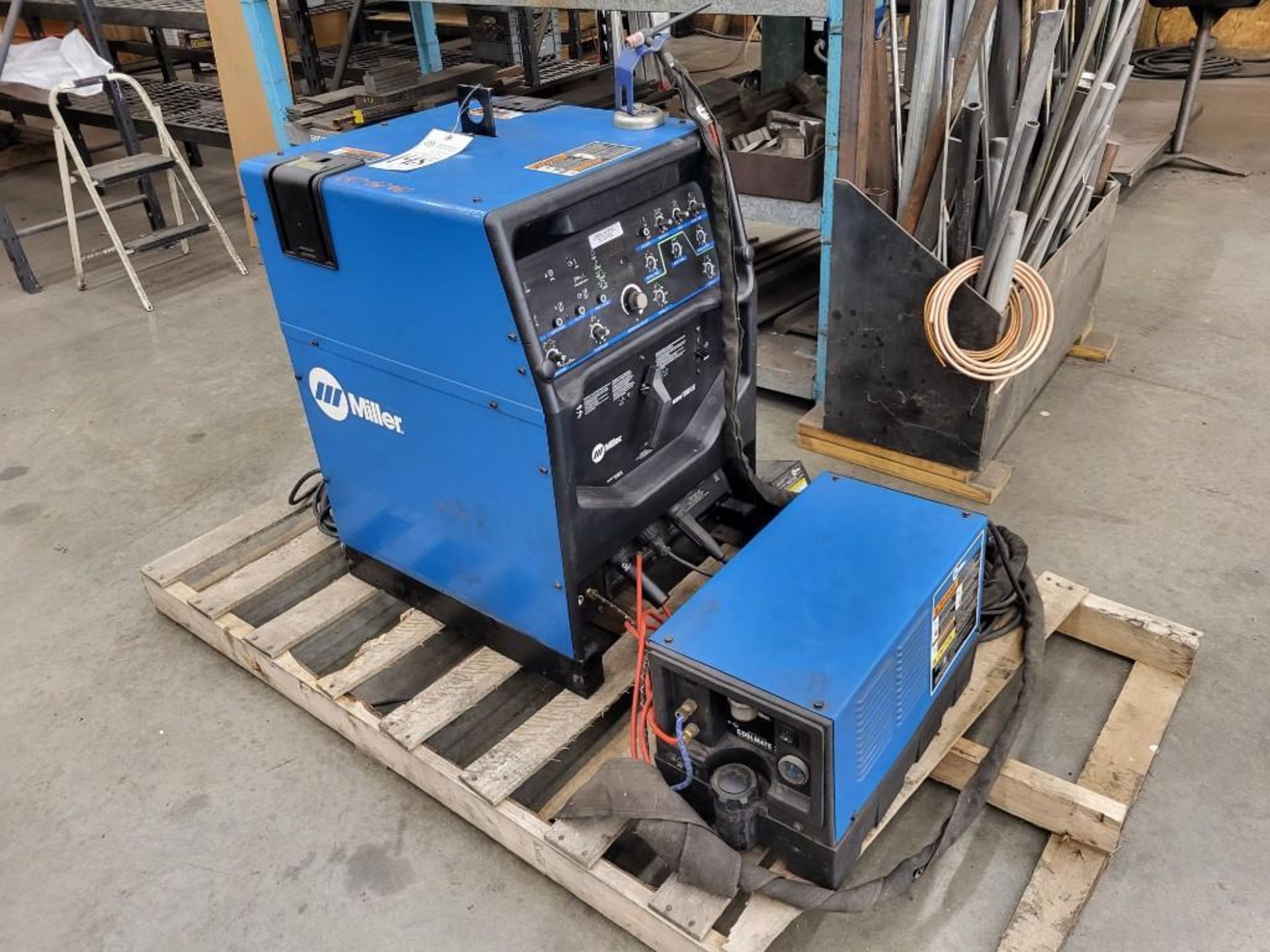 MILLER SYNCROWAVE 350 LX TIG WELDER WITH COOLMATE 3