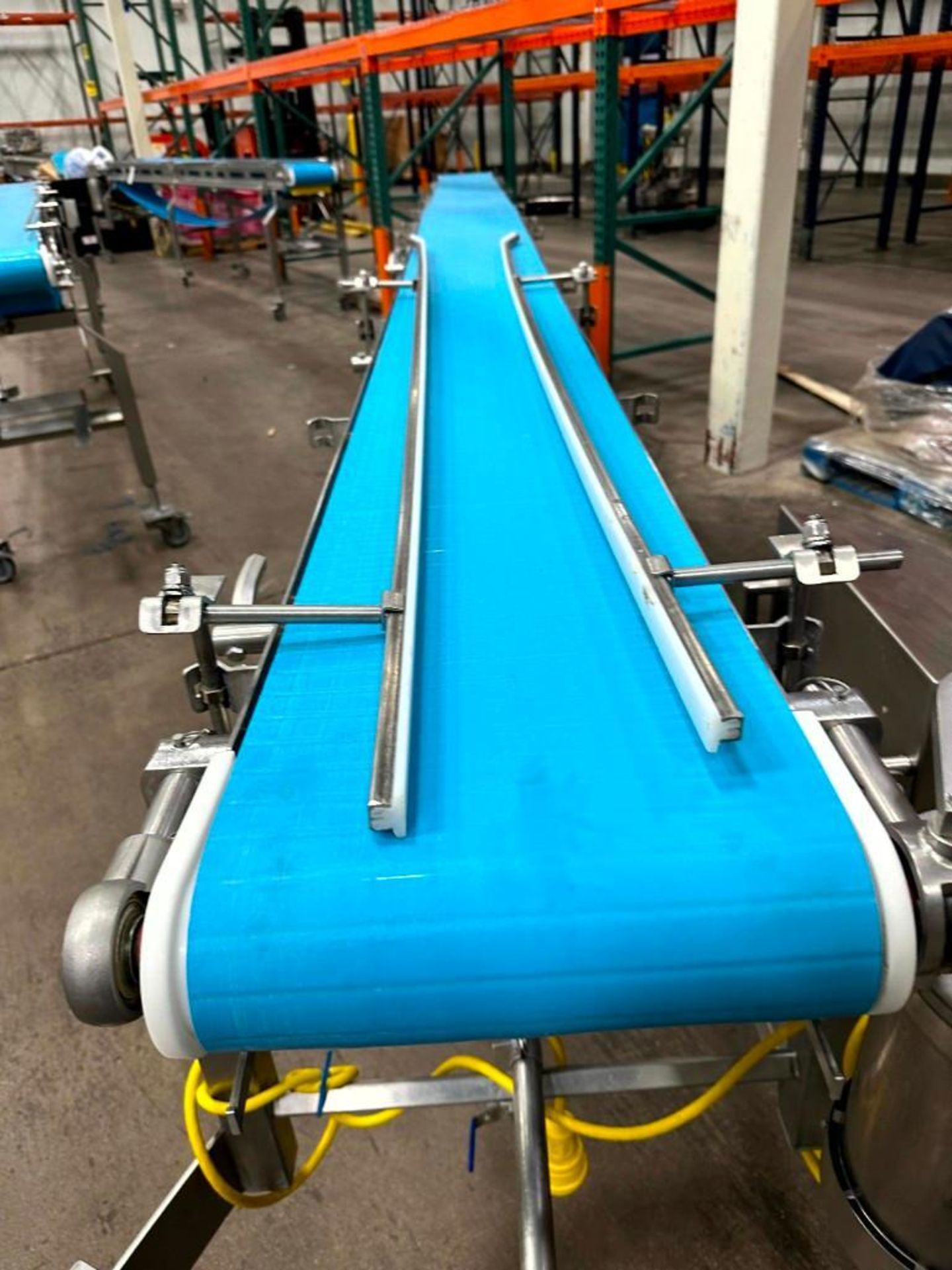 F.E.M.C STAINLESS STEEL FRAME PLASTIC CONVEYOR - Image 4 of 7