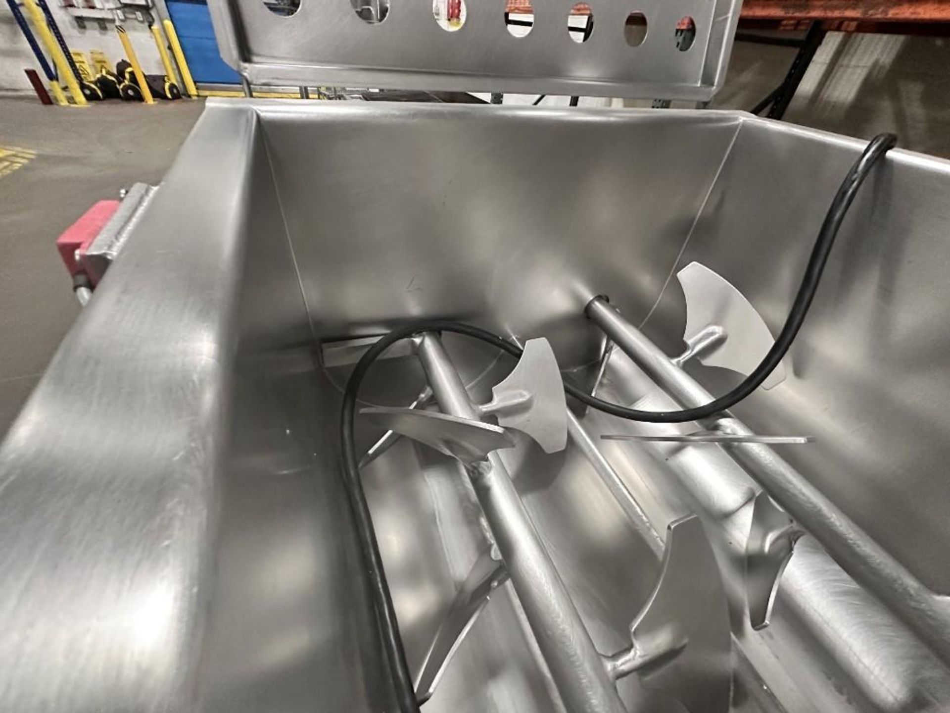A.M.F.E.C MODEL 510 DUAL SHAFT PADDLE MIXER ALL STAINLESS STEEL, CONTROLS - Image 6 of 10