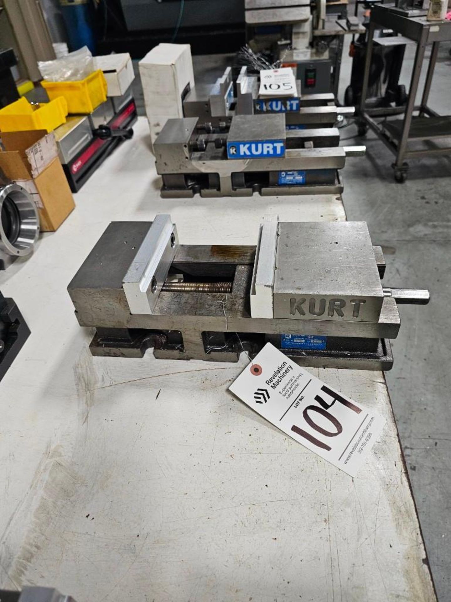 KURT 6" MACHINE VISE 3600V - Image 2 of 6