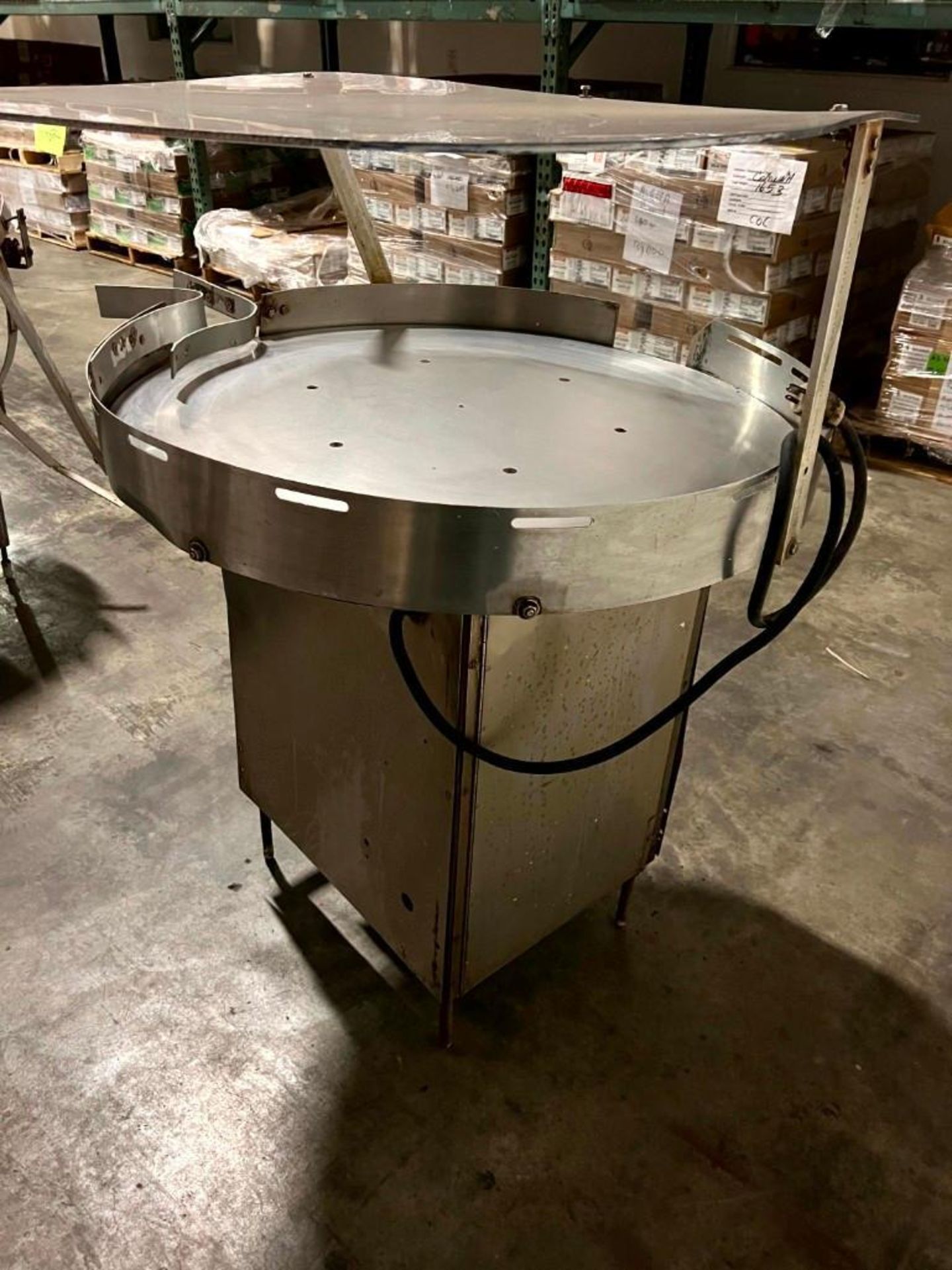48” DIAMETER PERRY INDUSTRIES ROTARY ACCUMULATION TABLE - Image 2 of 2