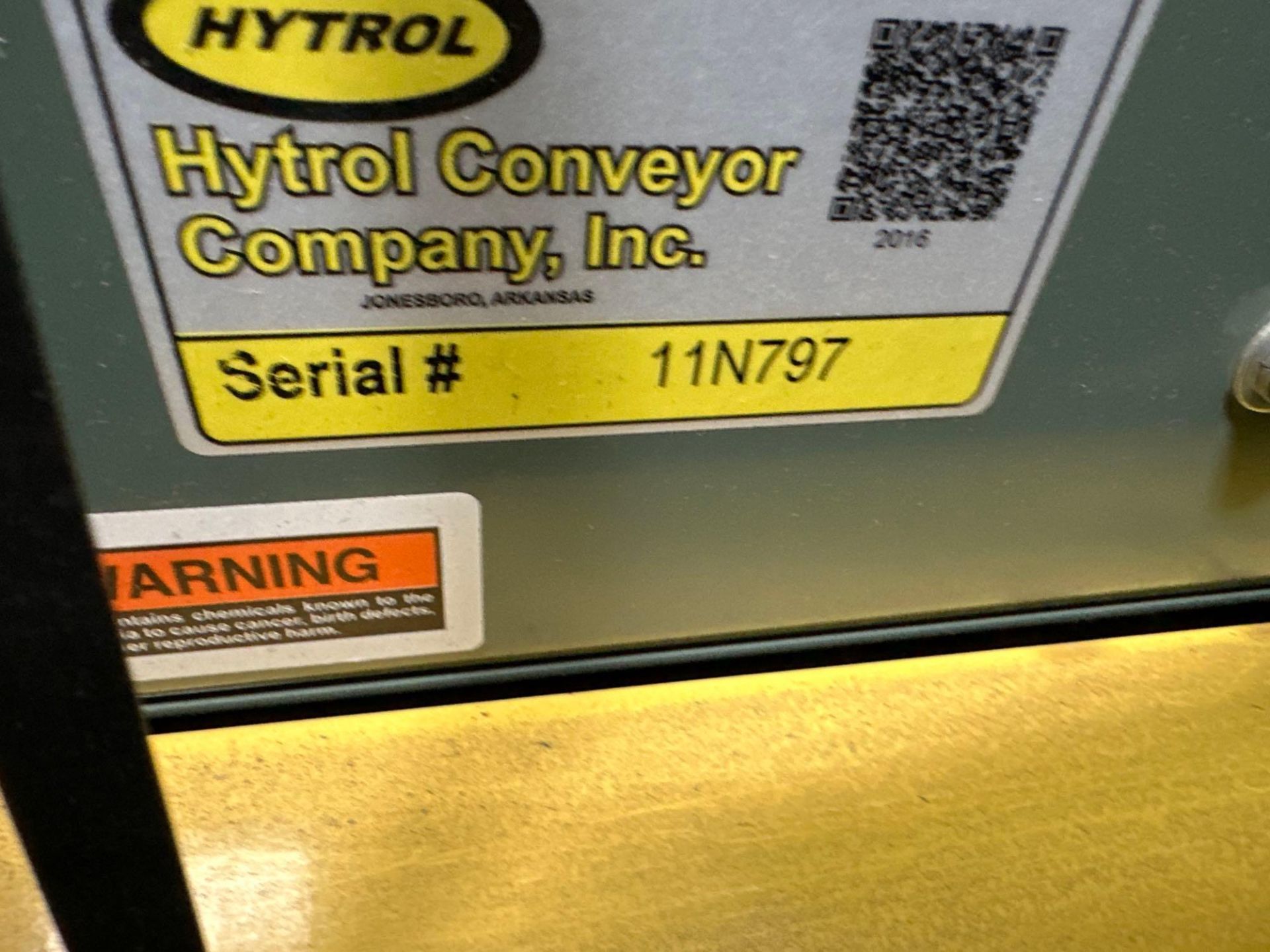 (2) HYTROL CONVEYOR MODEL:SB 132”x42” - Image 4 of 4