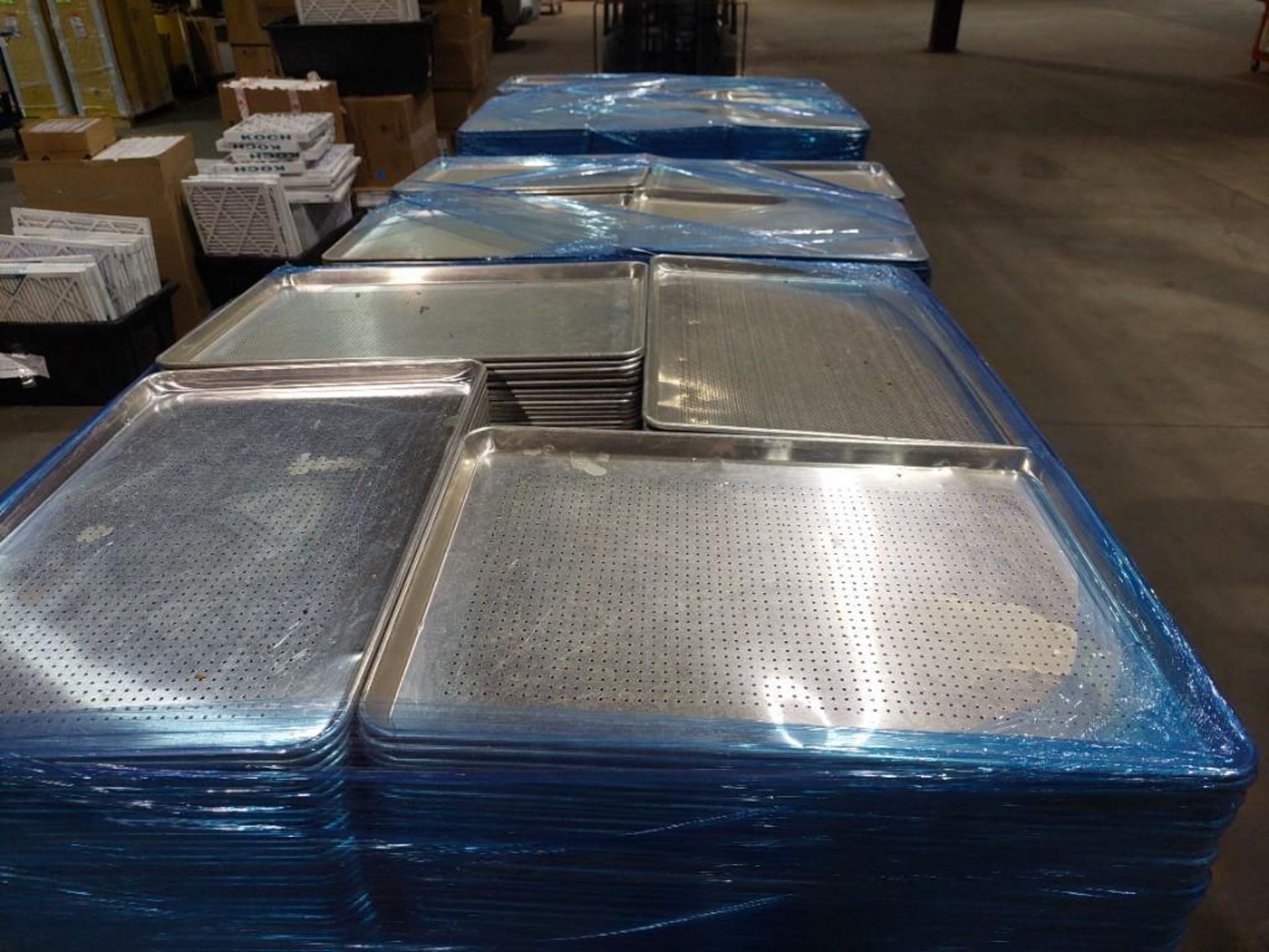 PERFORATED STAINLESS STEEL DRYING TRAYS, CAN BE USED WITH LOT 257, APPROX. 1560 - Image 2 of 7