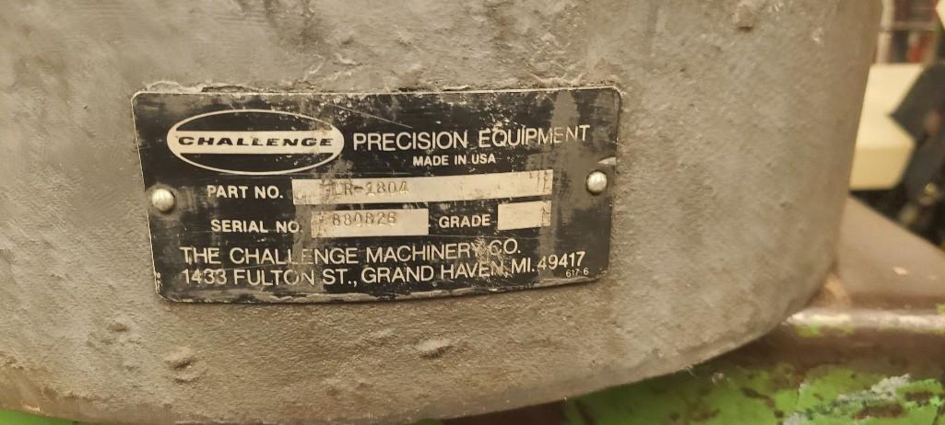CHALLENGE PRECISION STEEL SERVICE PLATE - Image 3 of 3
