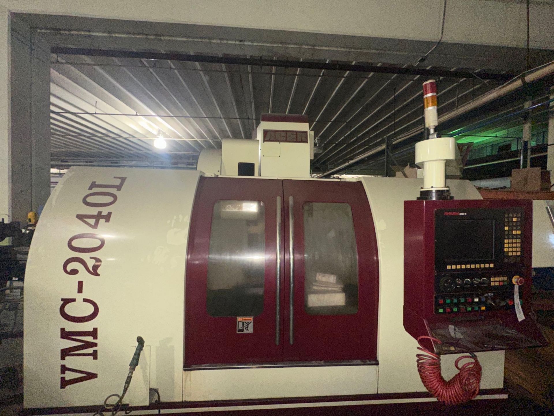 2003 ACER VMC-2040L VERTICAL MACHINING CENTER WITH 4TH AXIS - Image 6 of 7