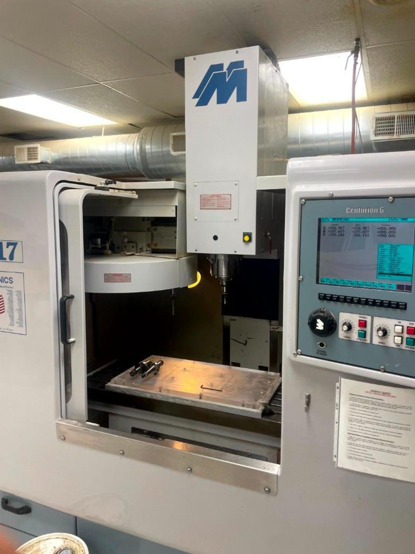 MILLTRONICS VM 17 CNC VMC, 2000 – 4TH AXIS READY - Image 3 of 16