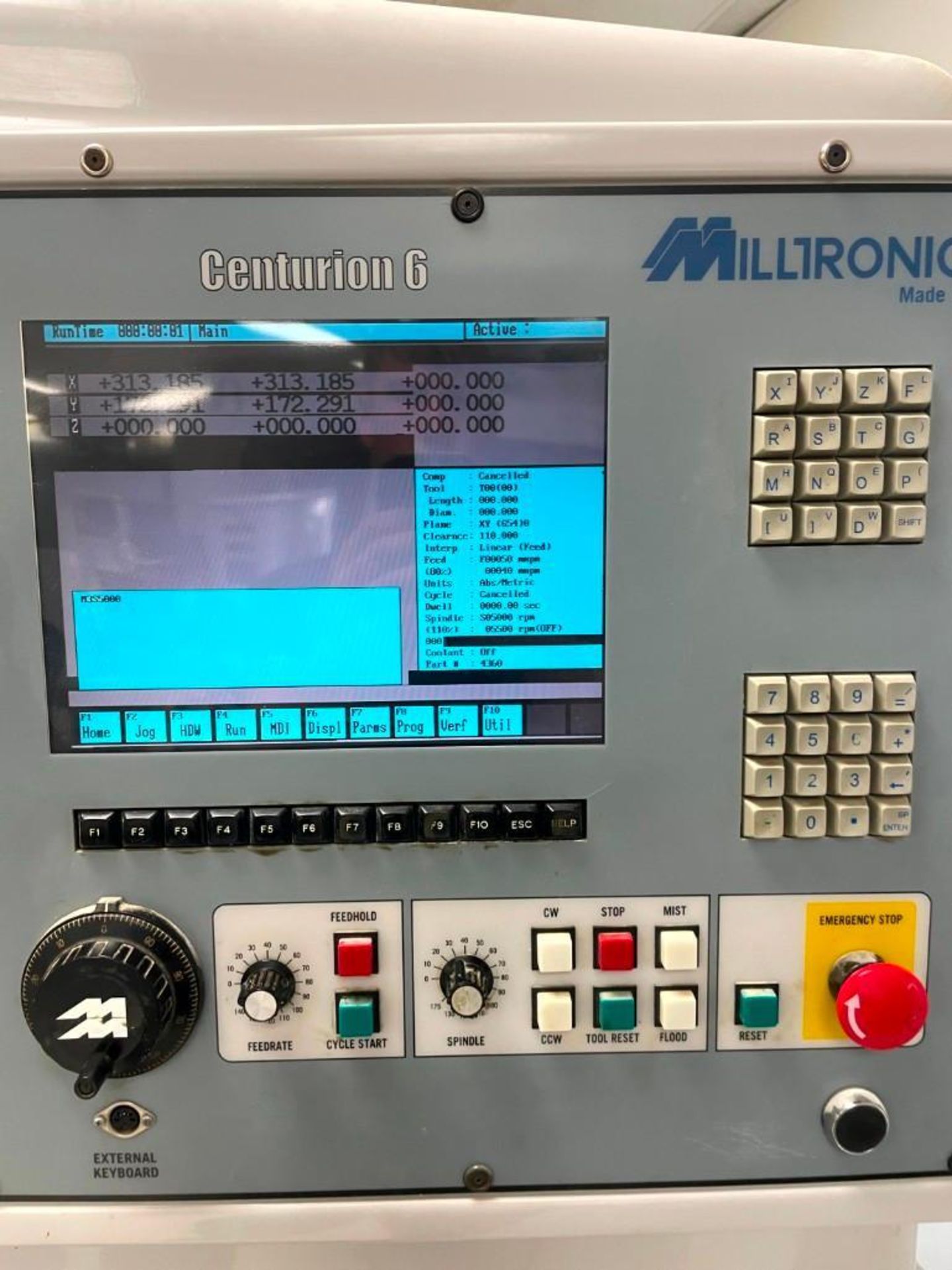 MILLTRONICS VM 17 CNC VMC, 1999 – 4TH AXIS READY - Image 19 of 21