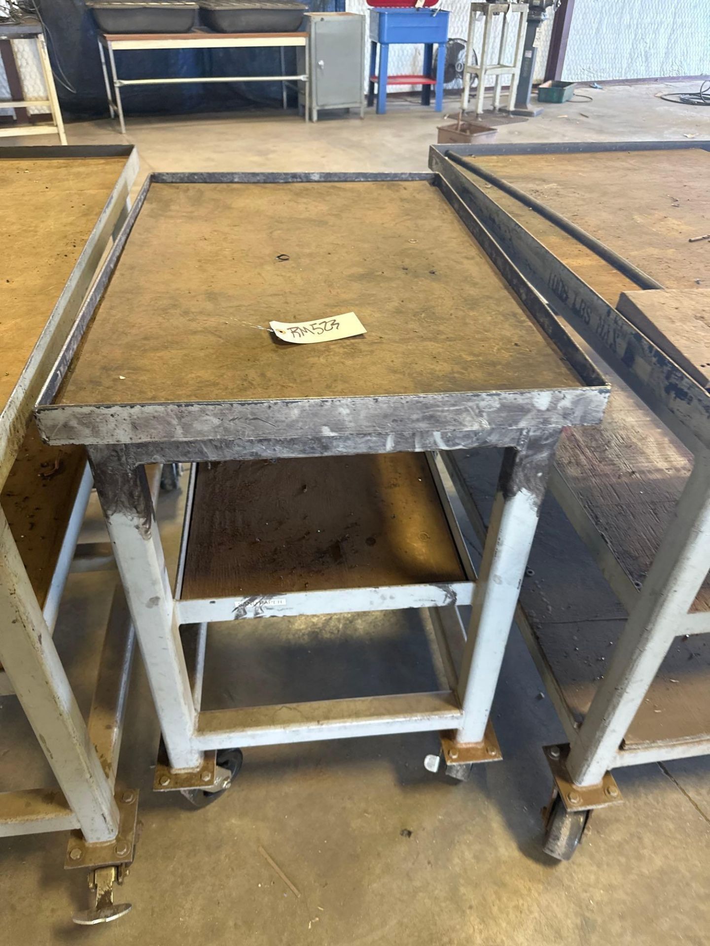 (3) VARIOUS SIZED METAL ROLLING CARTS - Image 4 of 6