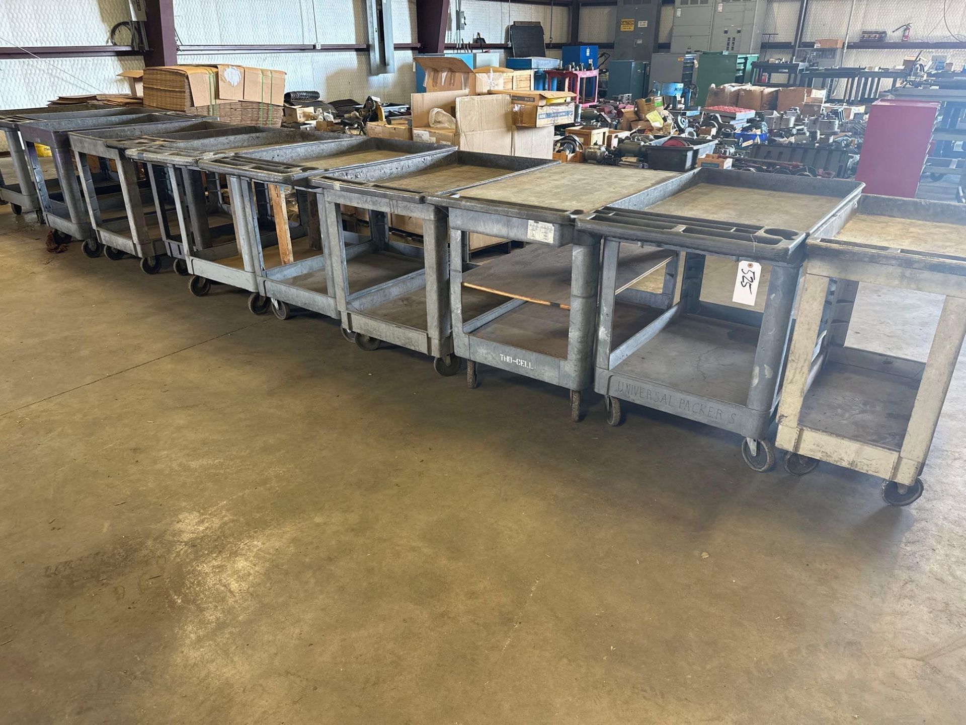 PLASTIC ROLLING CARTS