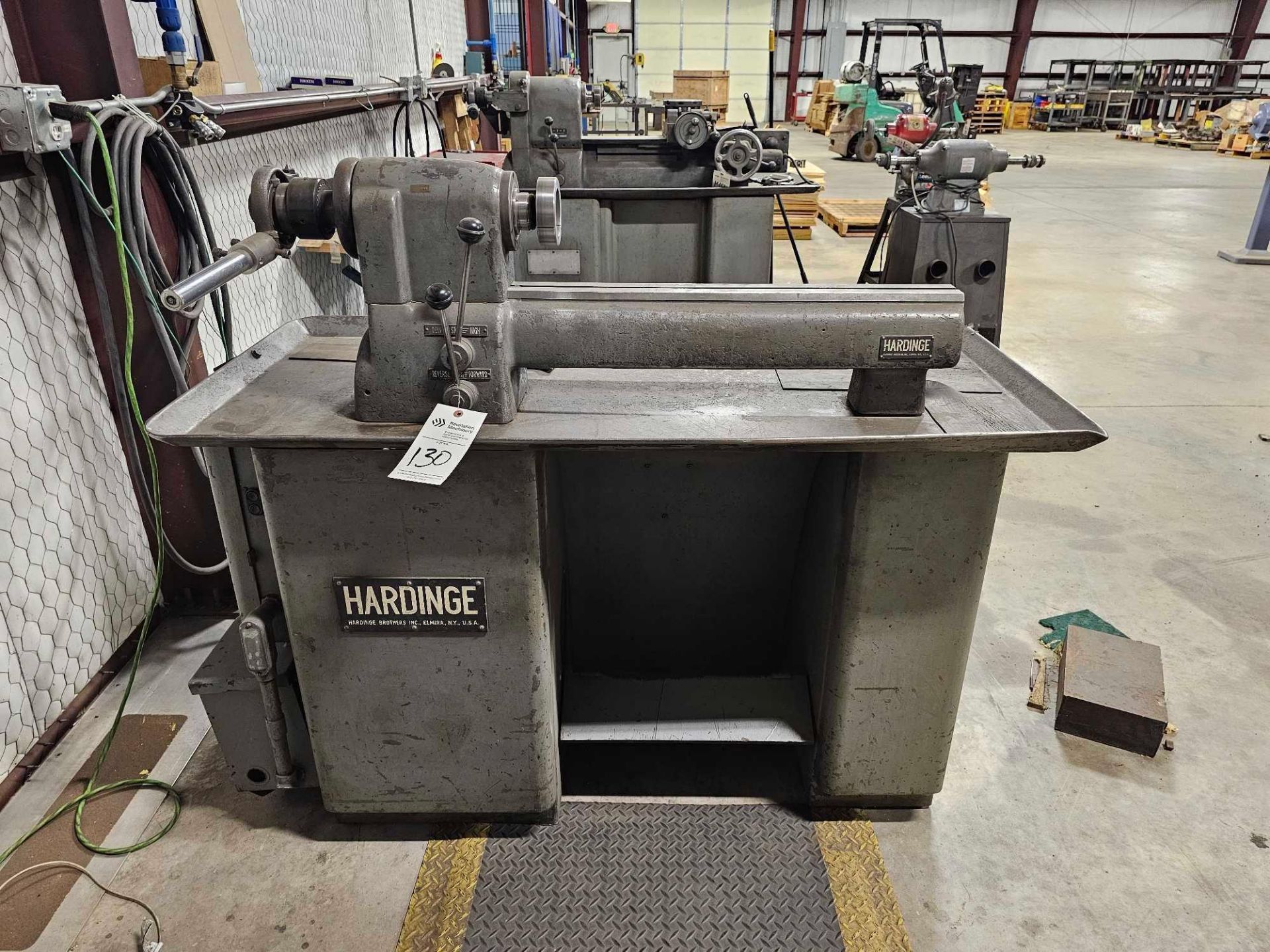 HARDINGE TR-59 SPLIT BED ENGINE LATHE, 2 HP