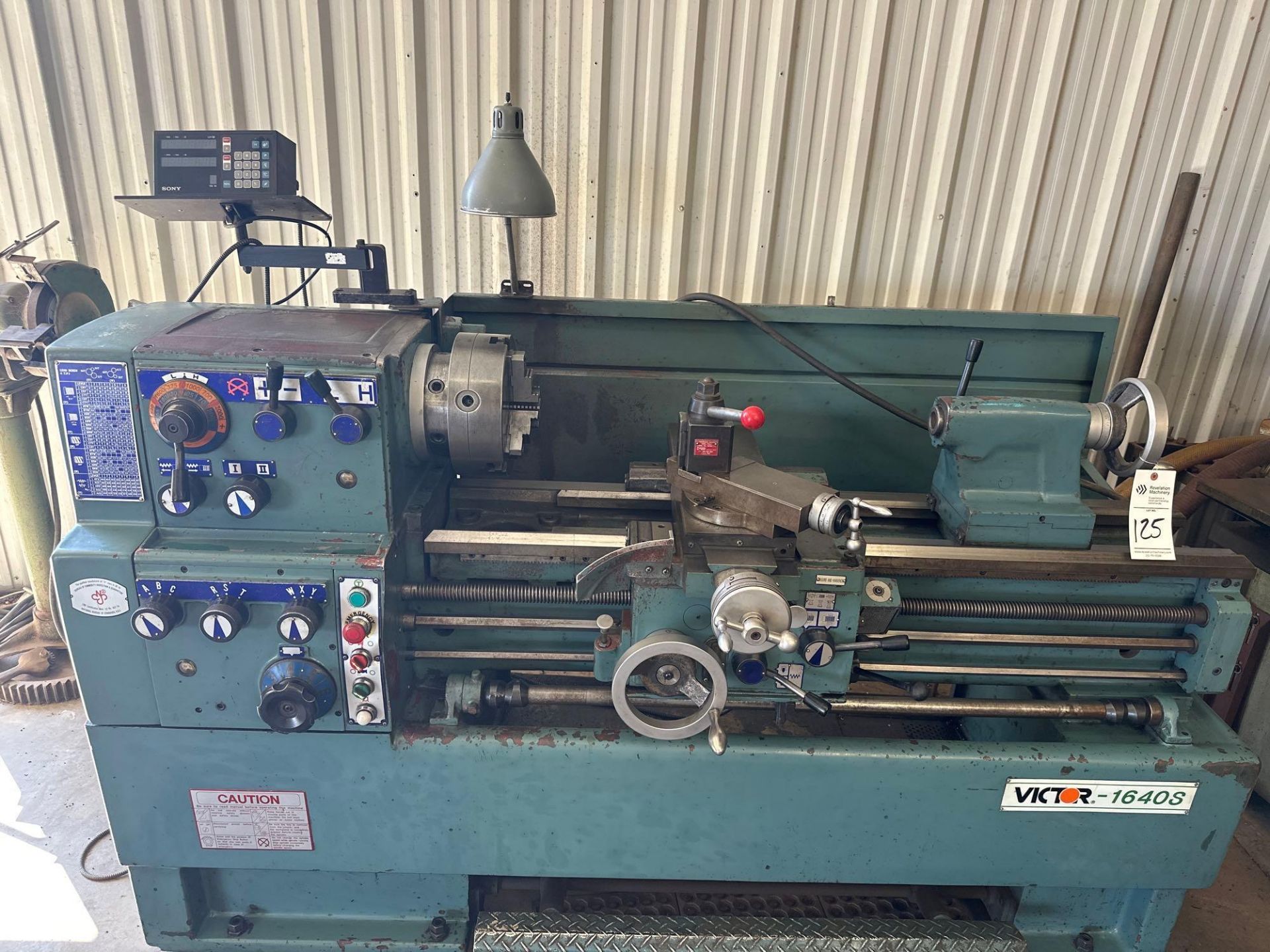 VICTOR 1640S ENGINE LATHE WITH DRO