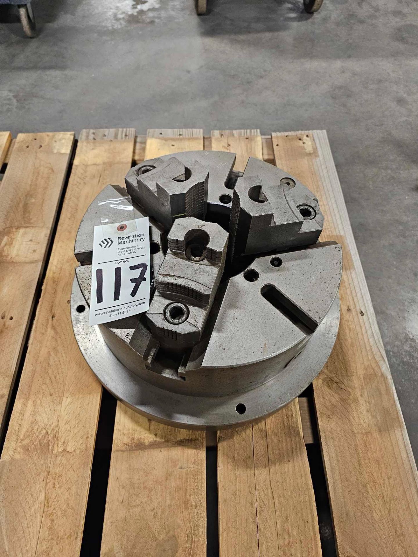 15" 3 JAW CHUCK; 412957 MADE IN SWEDEN