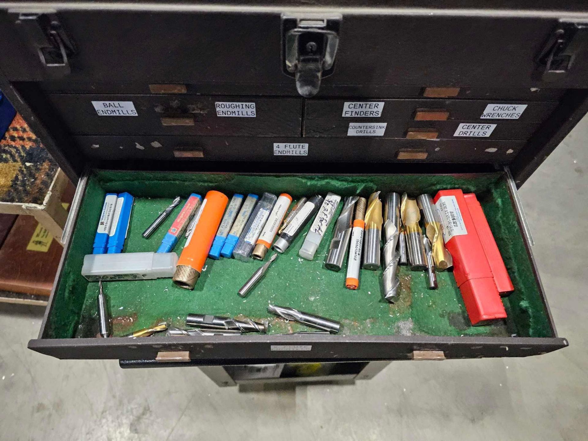 KENNEDY TOOL BOXES LOADED WITH MACHINISTS TOOLS AND MEASURING DEVICES - Image 35 of 45