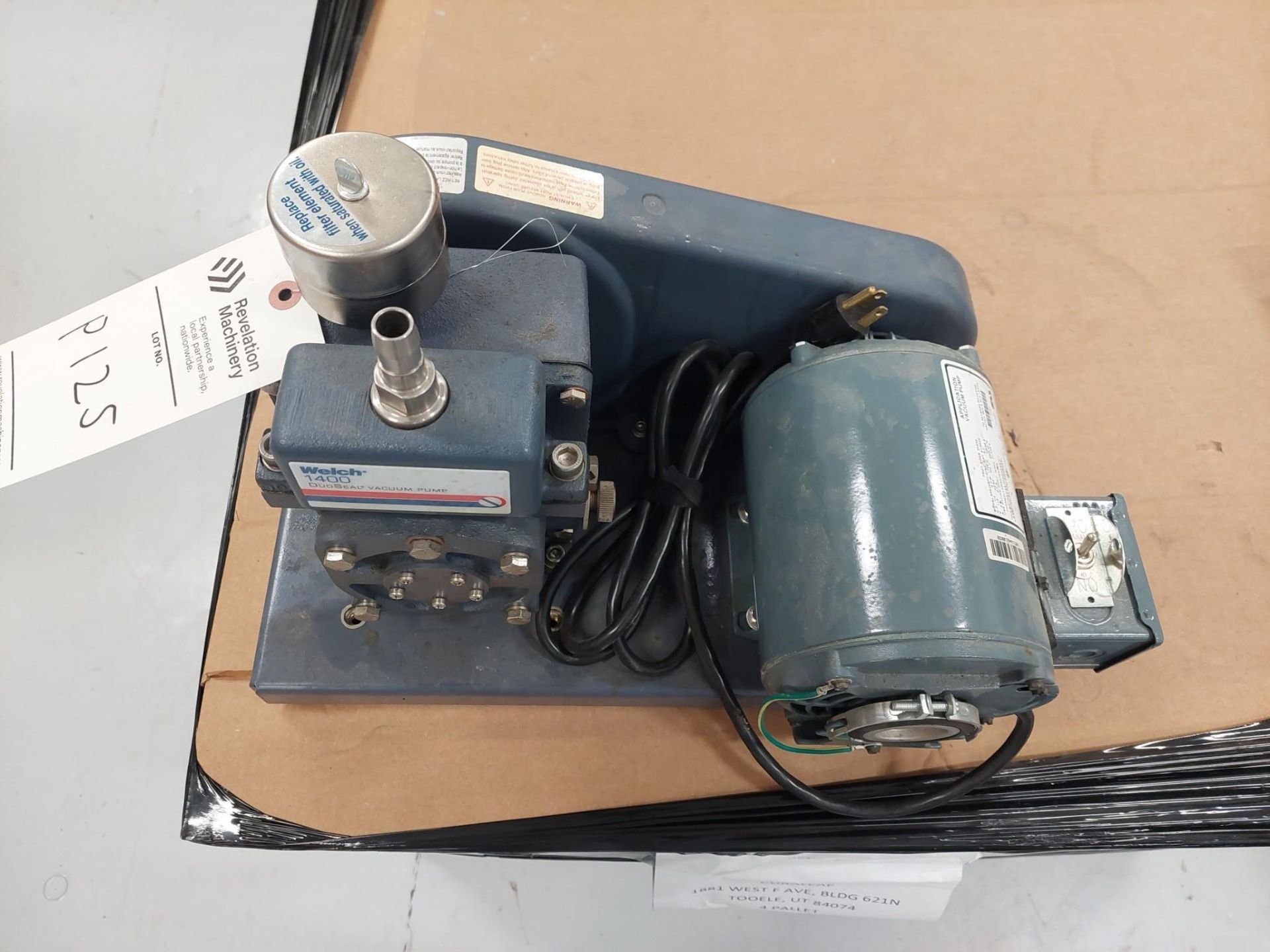 WELCH DUOSEAL 1400B-01 VACUUM PUMP - Image 2 of 9