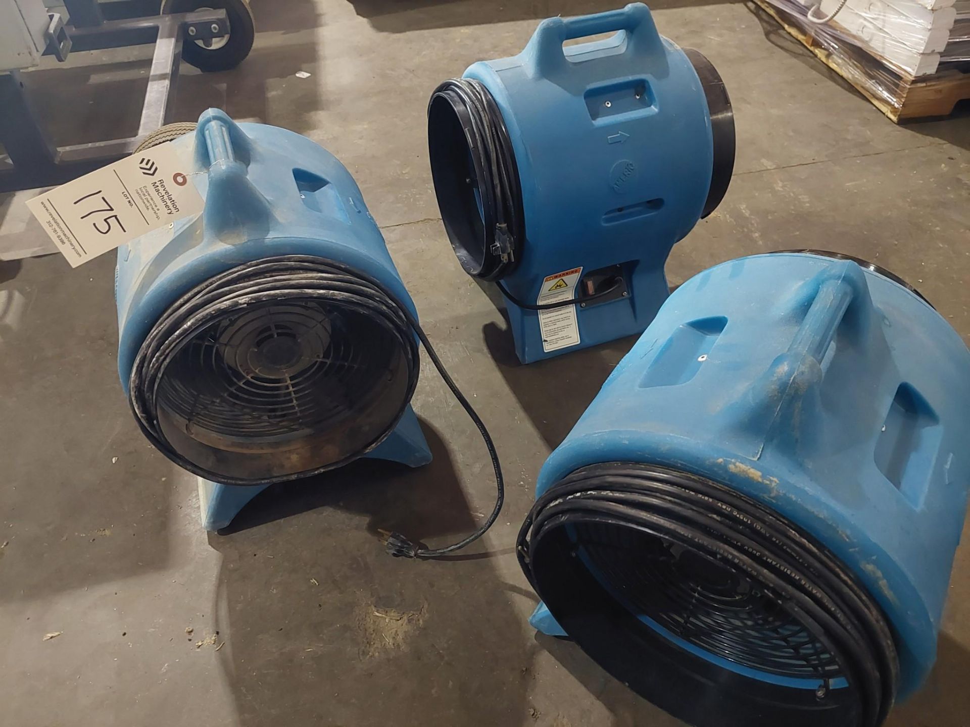 SCHAEFER VAF3000A ELECTRIC CYCLONE BLOWERS (3) - Image 6 of 7
