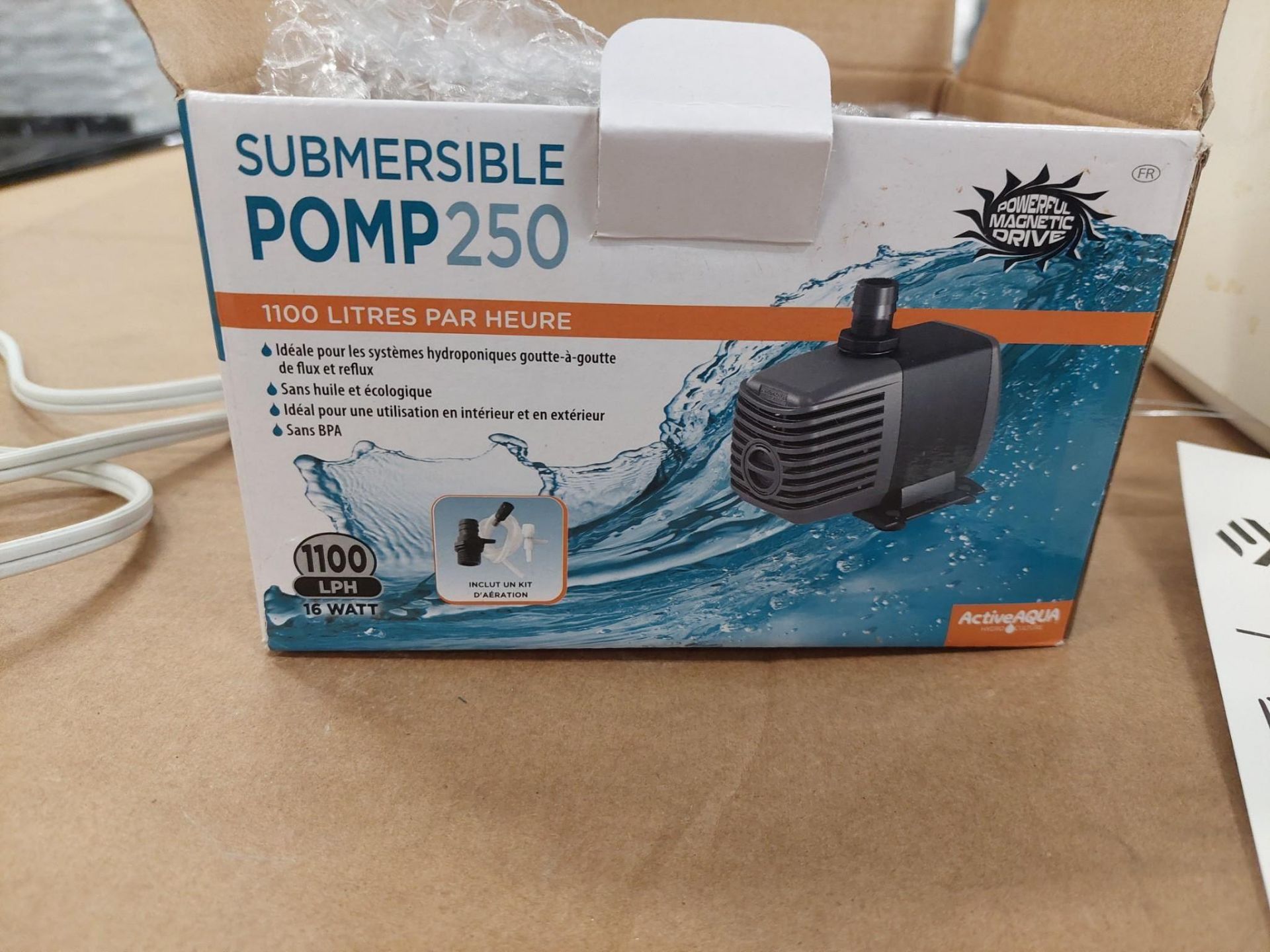 ACTIVEAQUA SUBMERSIBLE PUMP 250 291GPH WATER PUMP & 5 AIR INNOVATIONS HUMIDIFIERS - Image 3 of 10