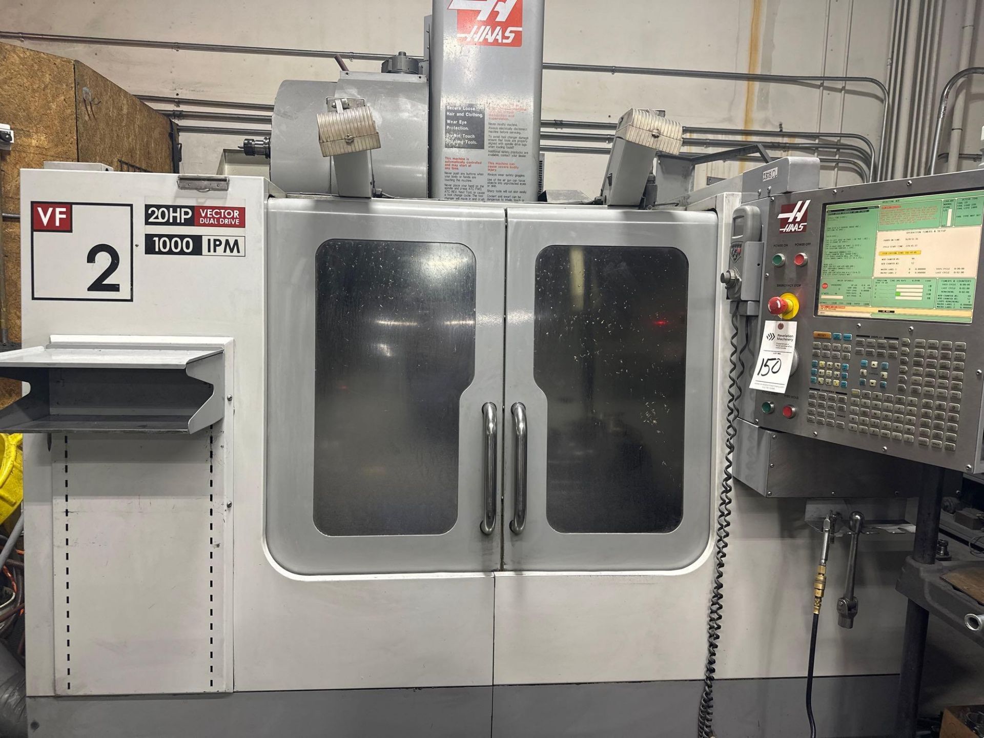 2008 HAAS VF-2D CNC VMC VERTICAL MACHINING CENTER - Image 16 of 18