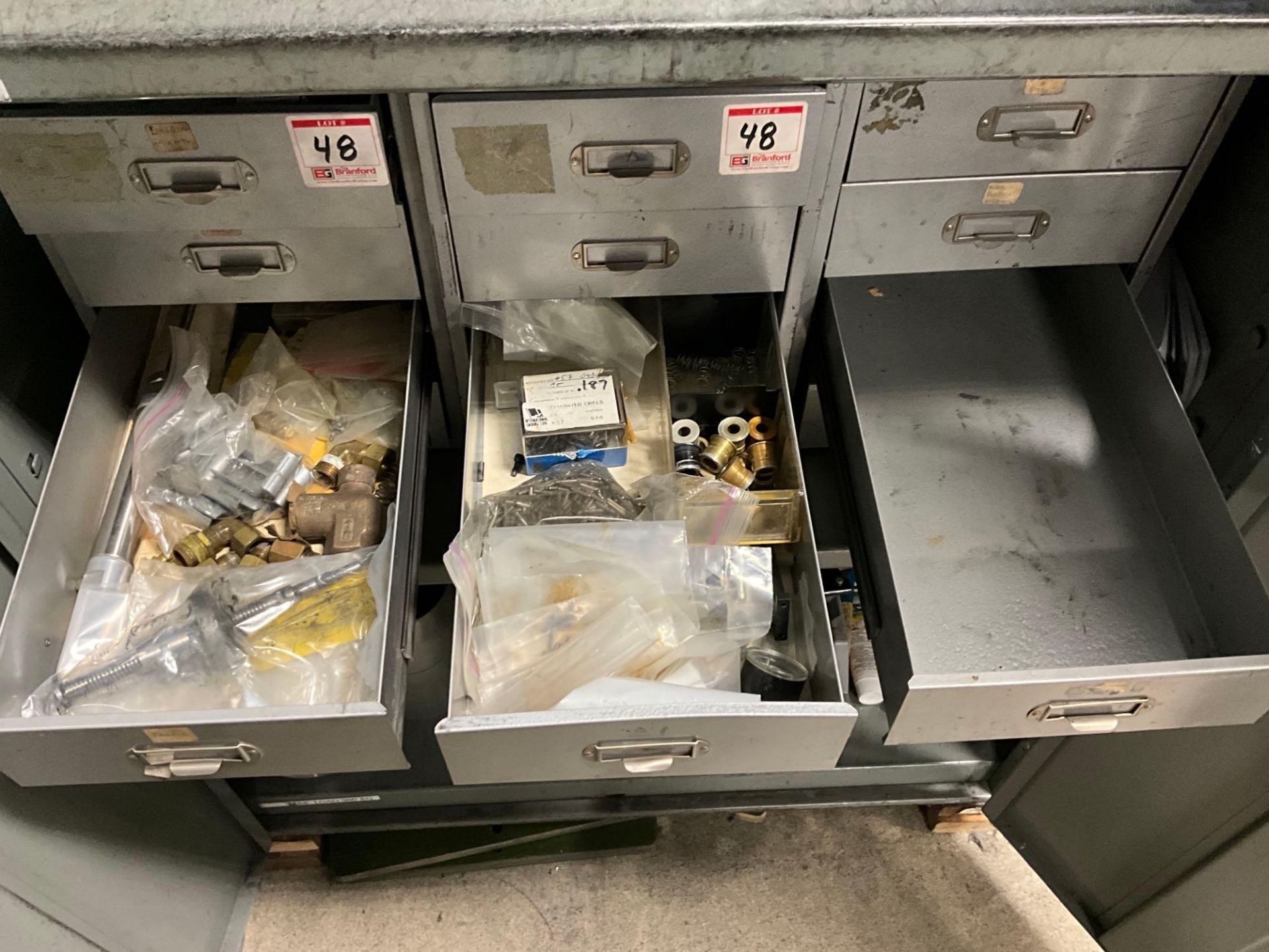 CABINET LOADED WITH TOOLS AND HARDWARE - Image 13 of 18