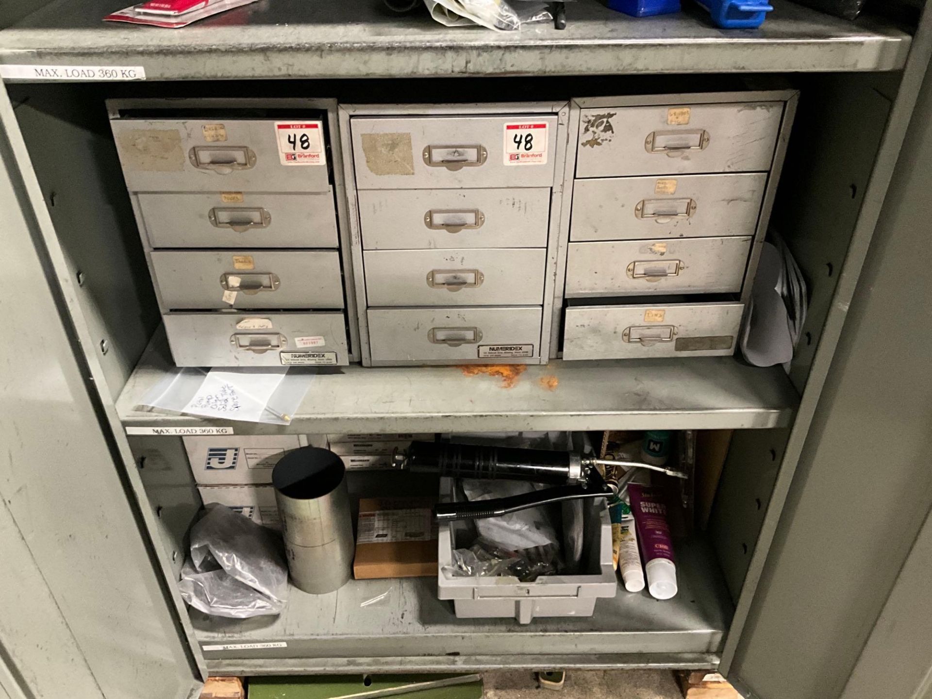 CABINET LOADED WITH TOOLS AND HARDWARE - Image 15 of 18