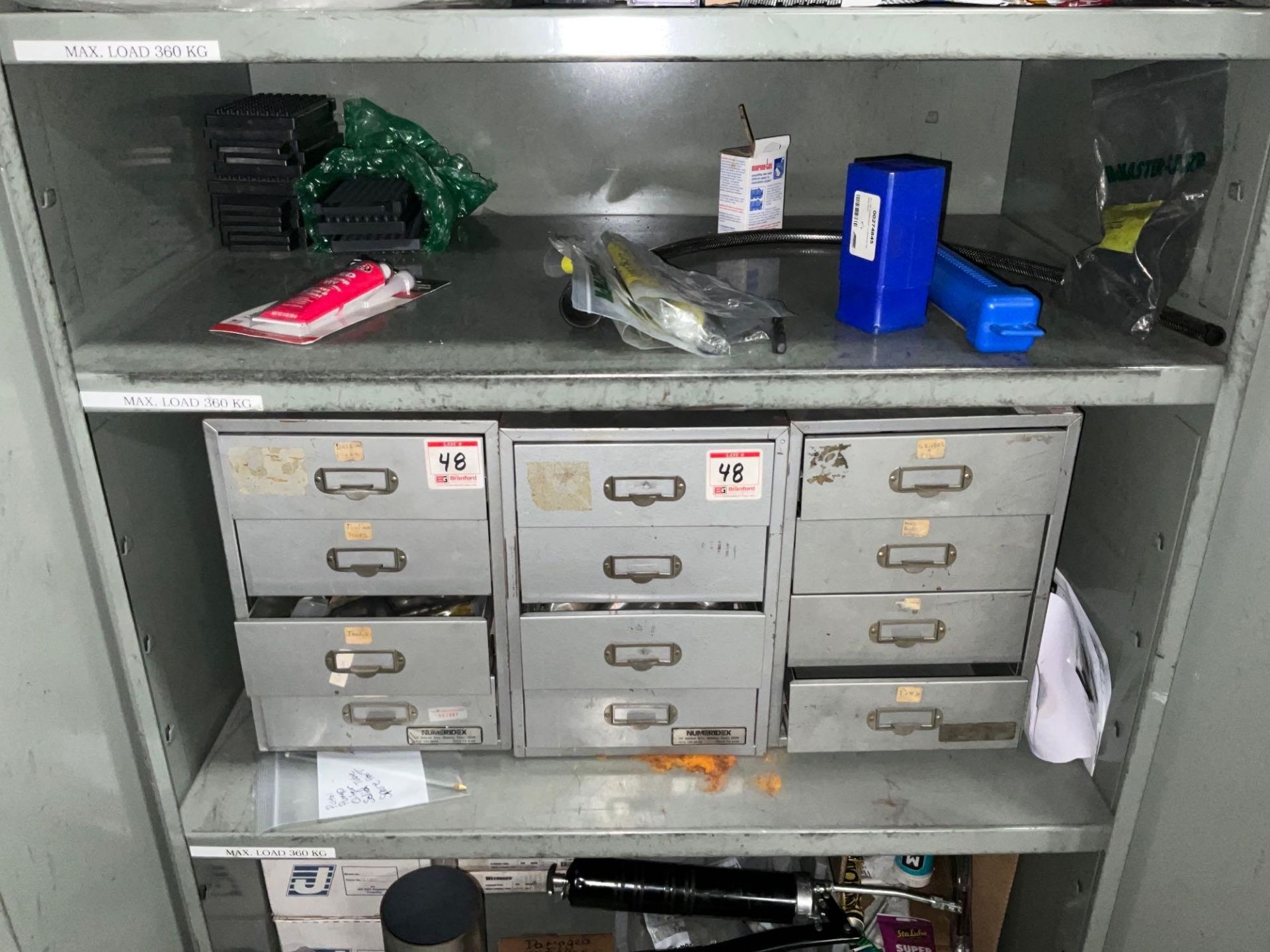 CABINET LOADED WITH TOOLS AND HARDWARE - Image 10 of 18