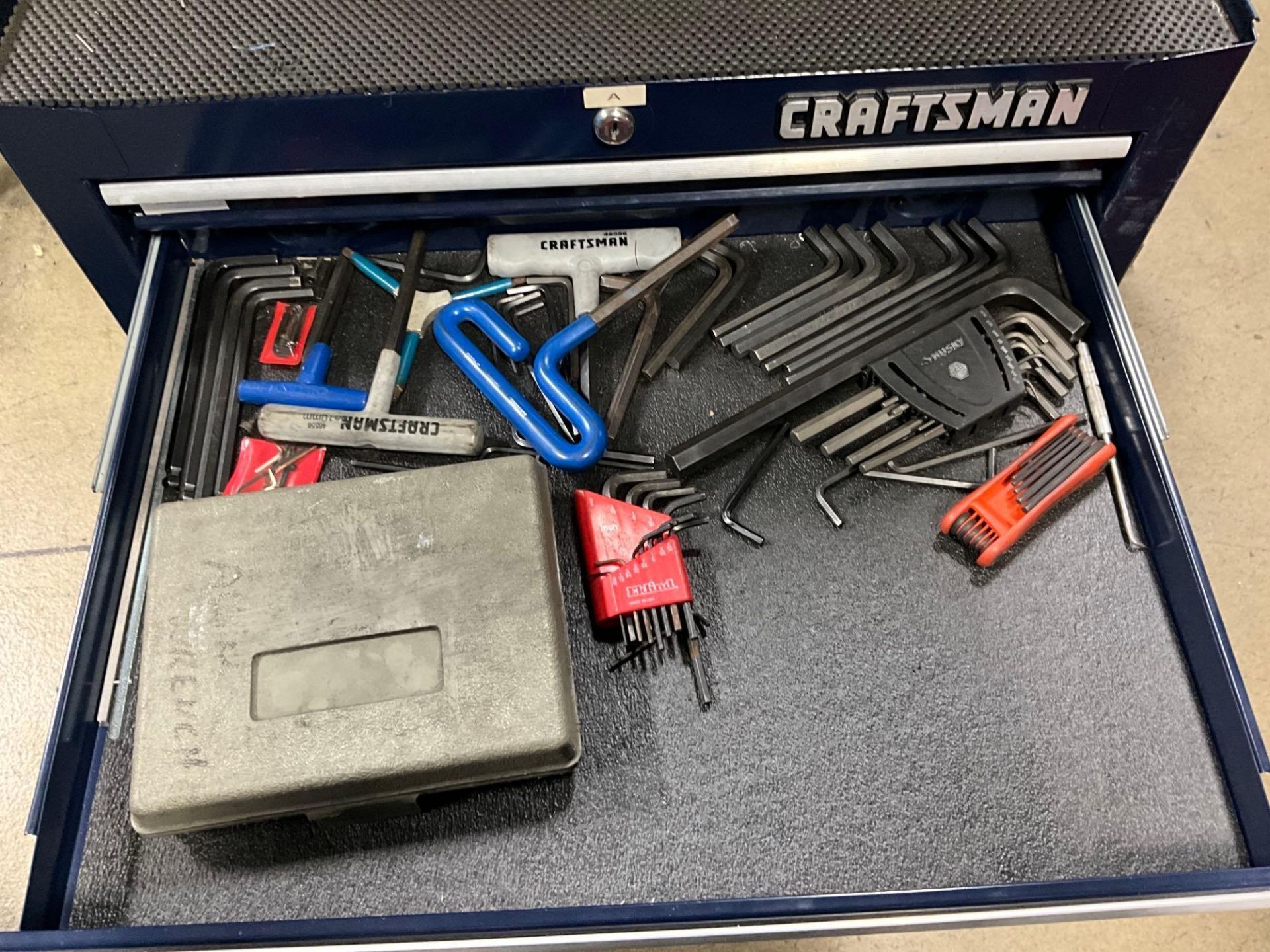 CRAFTSMAN TOOLBOX LOADED WITH TOOLS - Image 12 of 21