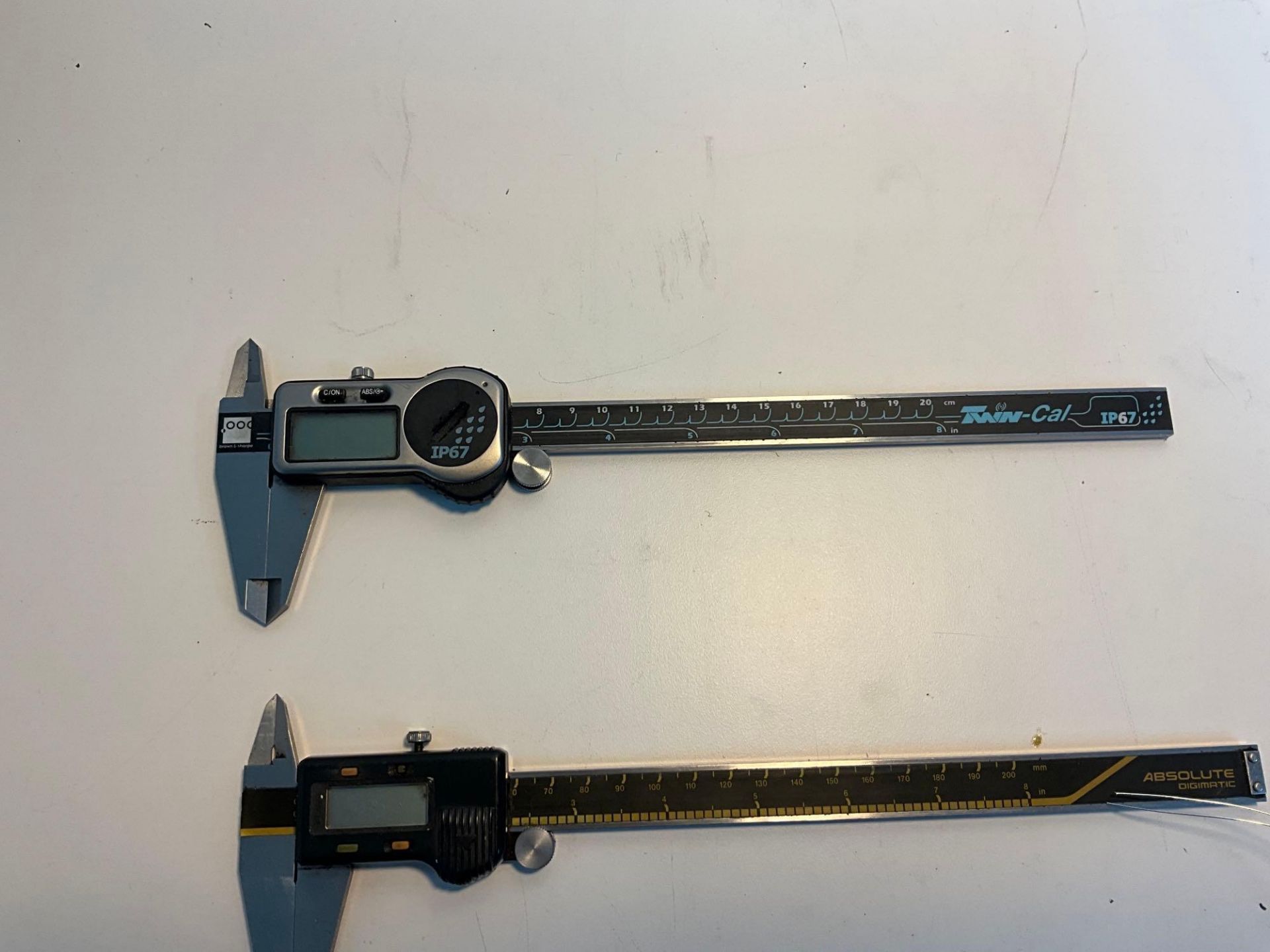 (3) DIGITAL CALIPERS; TWIN-CAL 8", ABSOLUTE 8", ABSOLUTE 6" - Image 2 of 7