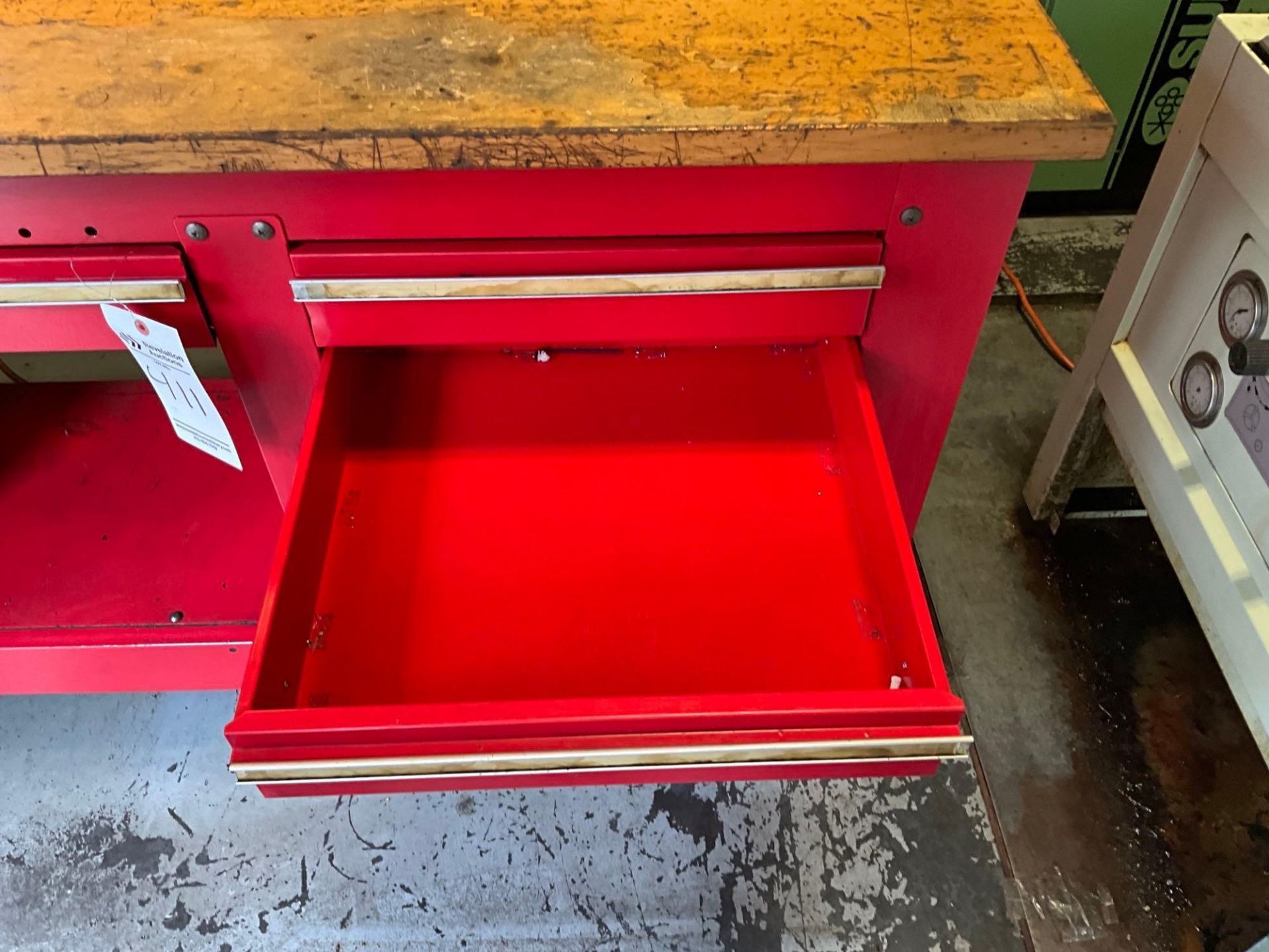 RED WORKBENCH TOOLBOX WORKSTATION - Image 8 of 16