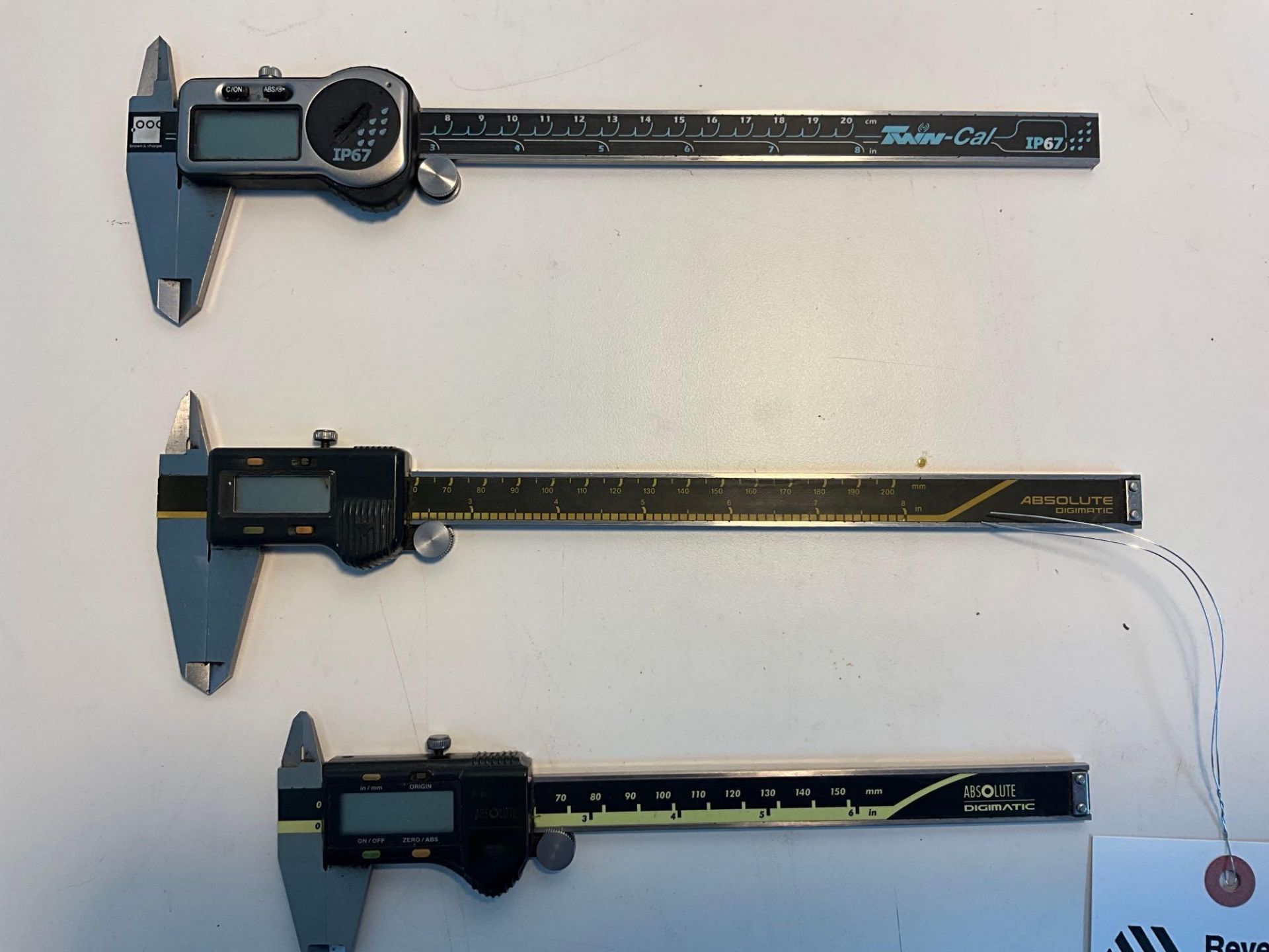 (3) DIGITAL CALIPERS; TWIN-CAL 8", ABSOLUTE 8", ABSOLUTE 6" - Image 5 of 7